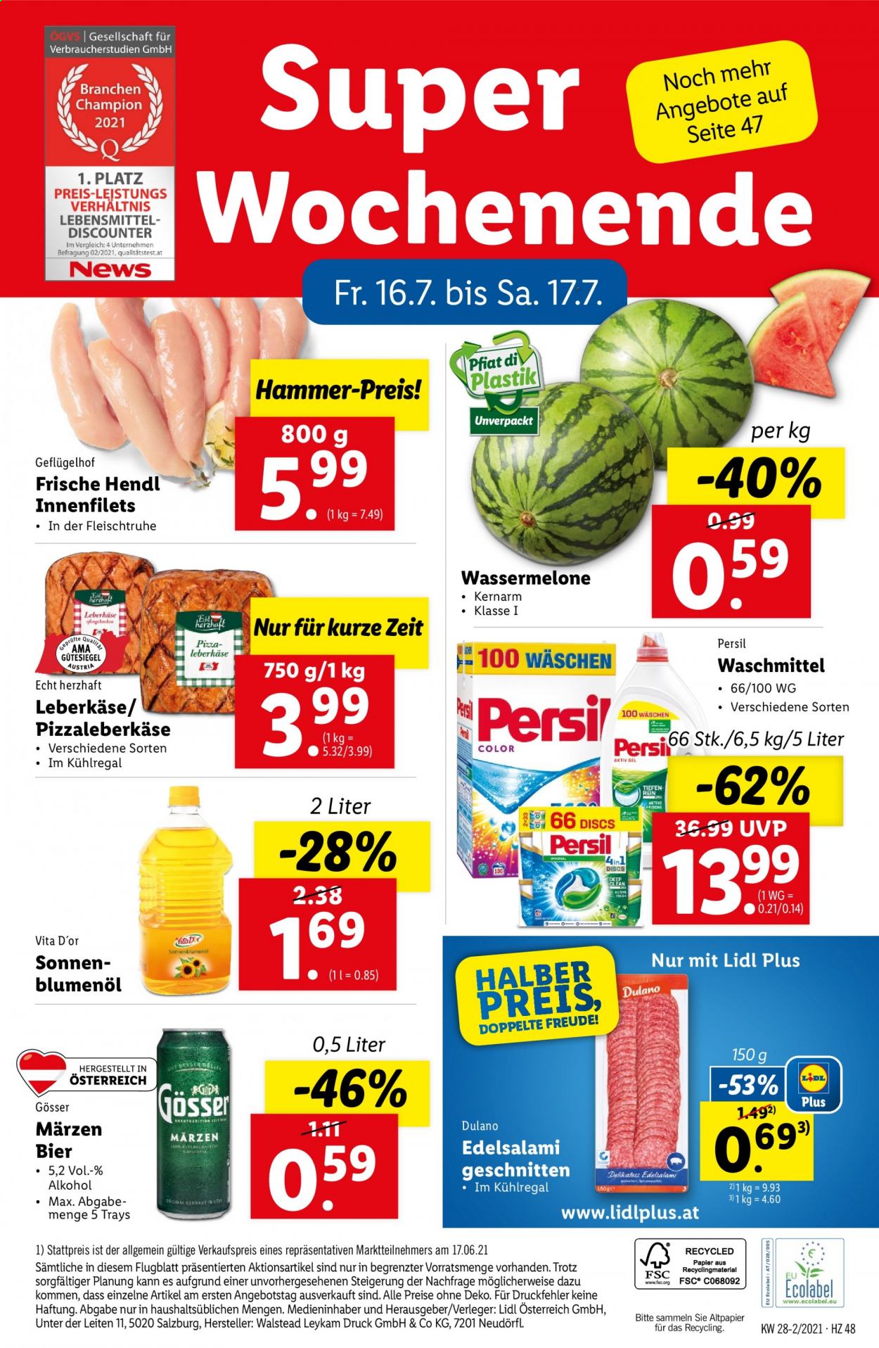 Angebote Lidl - 15.7.2021 - 21.7.2021. Seite 48