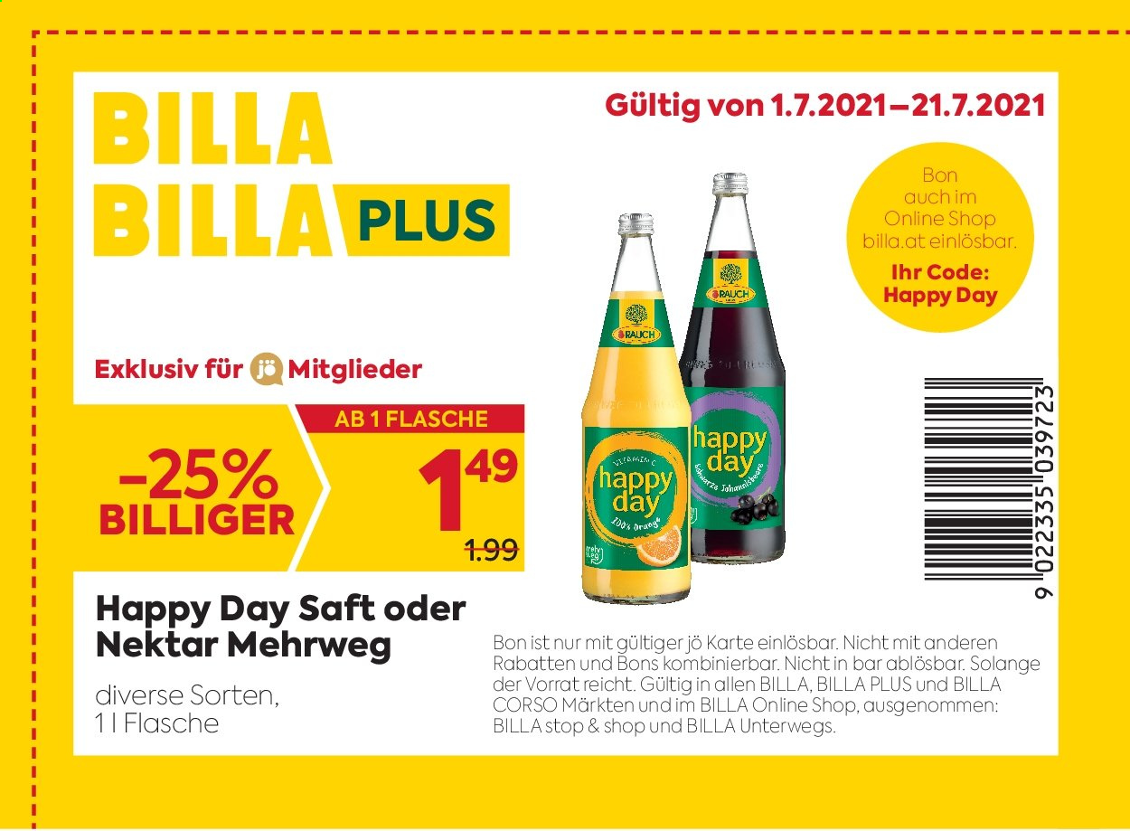 Angebote Billa - 1.7.2021 - 26.8.2021. Seite 2