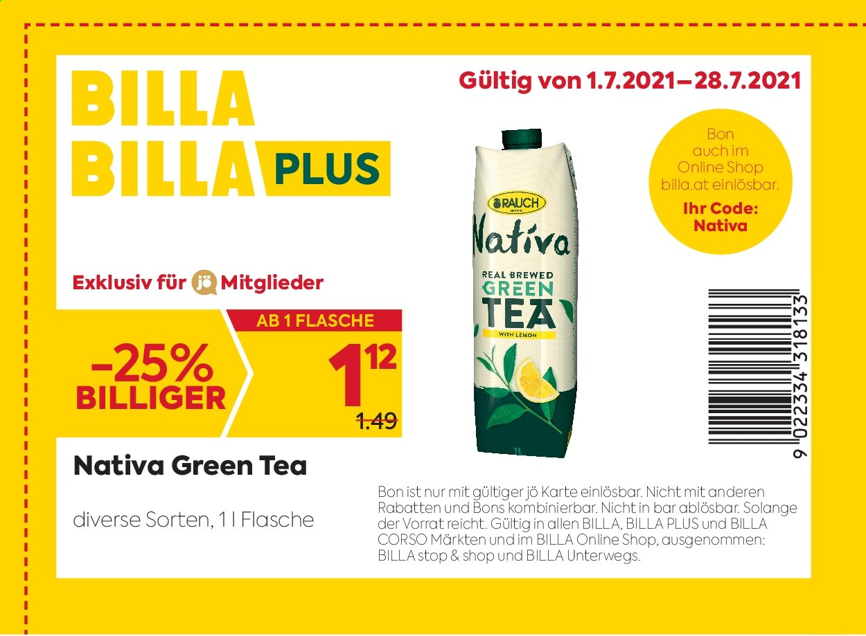 Angebote Billa - 1.7.2021 - 26.8.2021. Seite 3