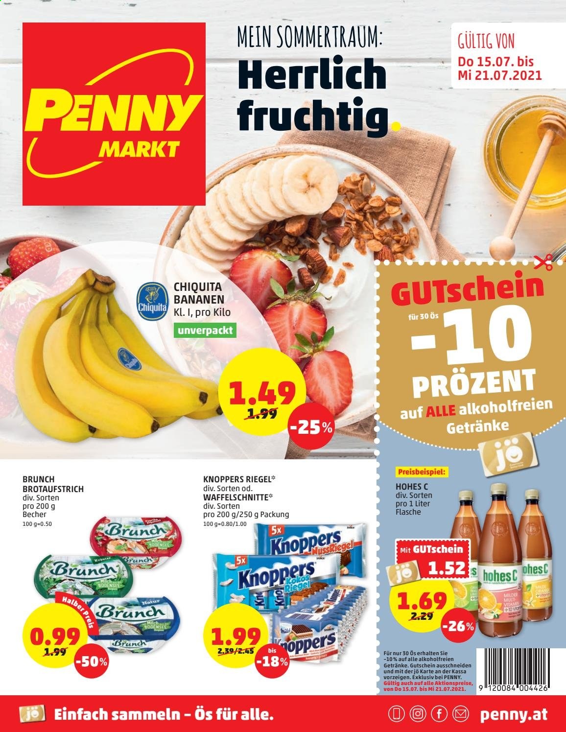 Angebote Penny - 15.7.2021 - 21.7.2021. Seite 1