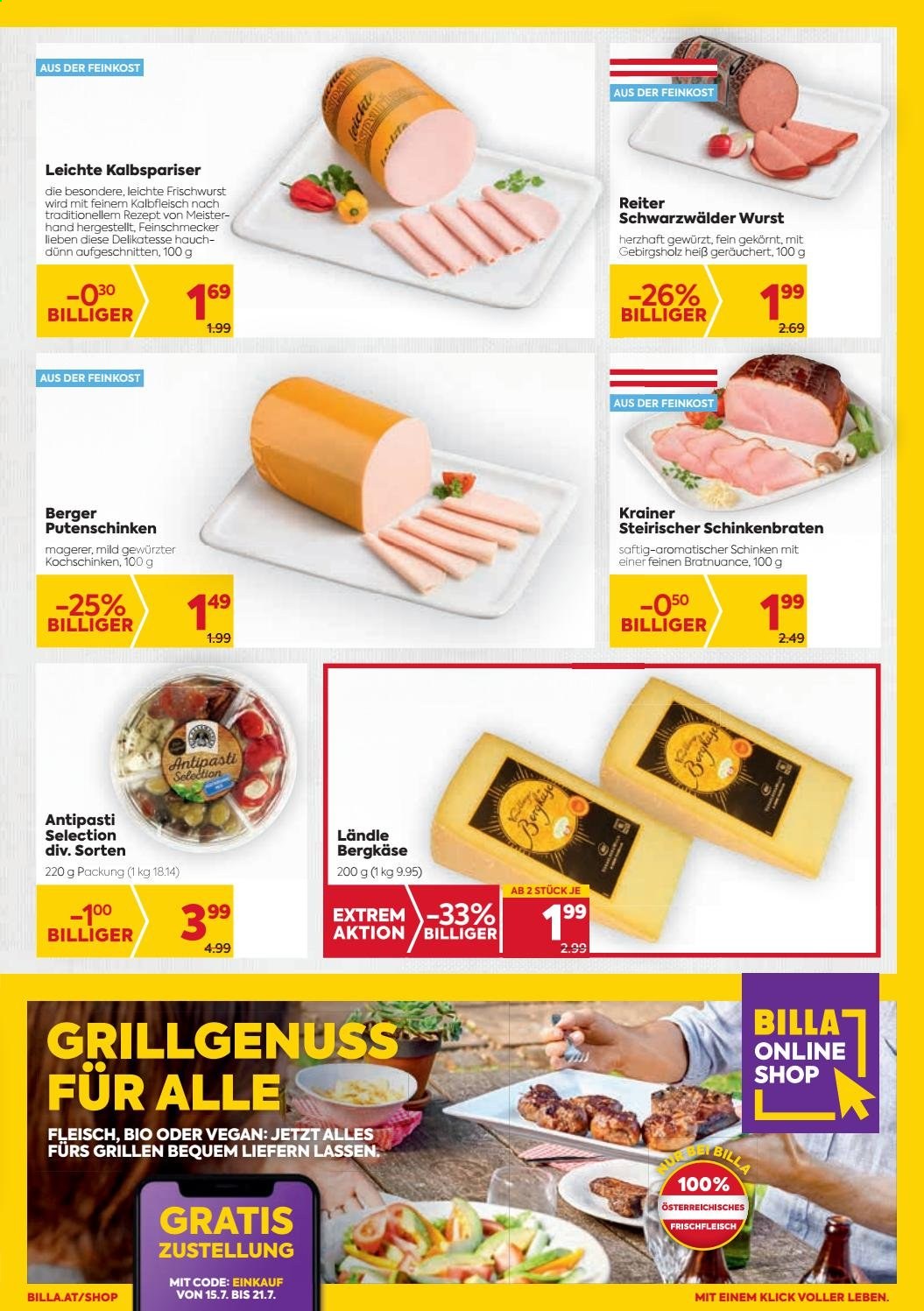 Angebote Billa - 15.7.2021 - 21.7.2021. Seite 13