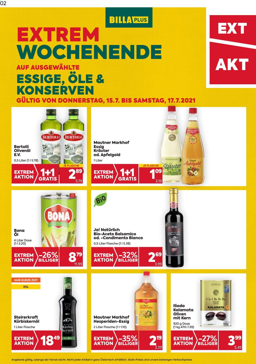 Angebote Billa - 15.7.2021 - 21.7.2021. Seite 26