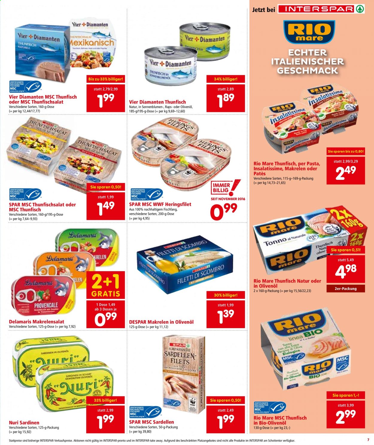 Angebote INTERSPAR - 15.7.2021 - 28.7.2021. Seite 7