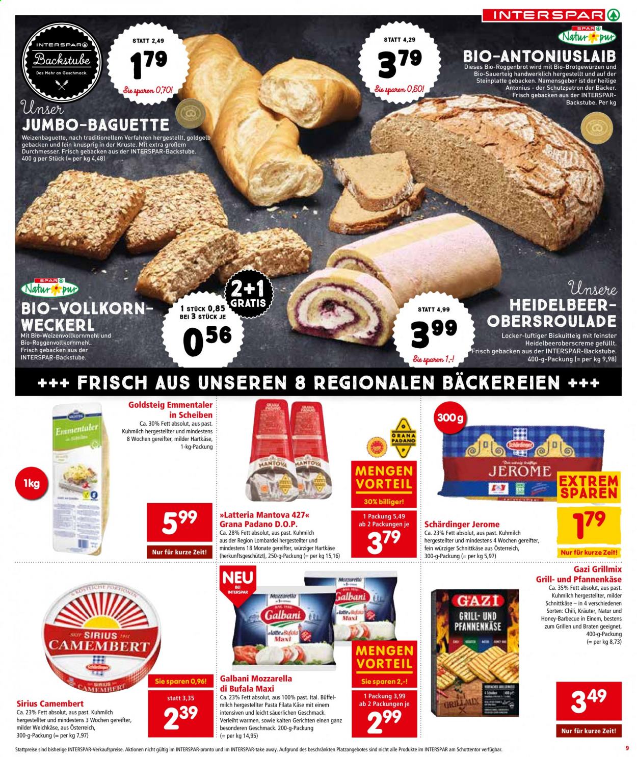 Angebote INTERSPAR - 15.7.2021 - 28.7.2021. Seite 9