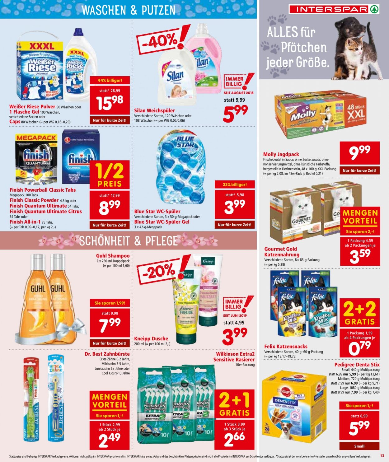 Angebote INTERSPAR - 15.7.2021 - 28.7.2021. Seite 13