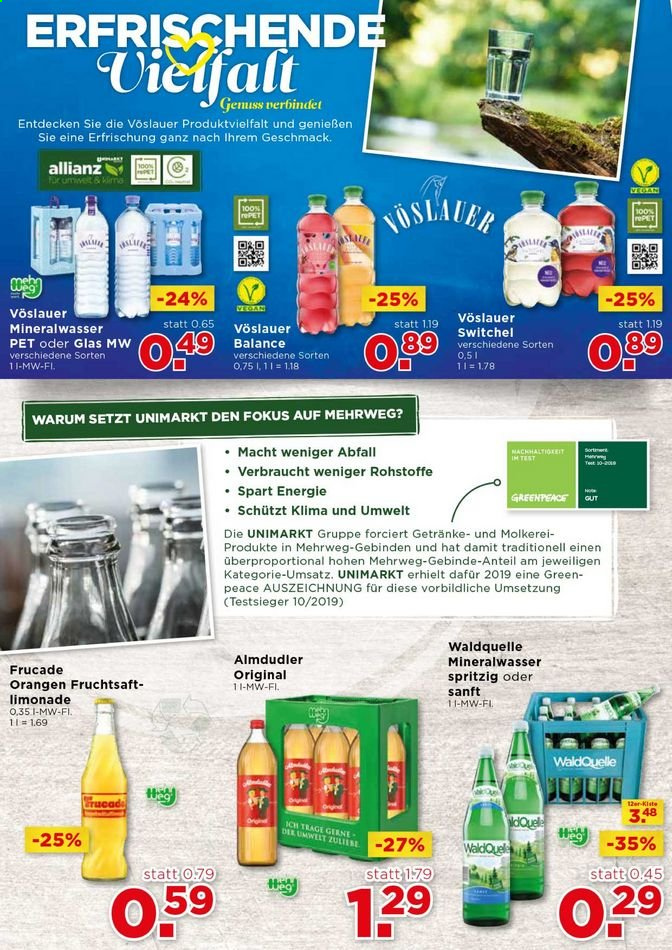 Angebote UNIMARKT - 14.7.2021 - 20.7.2021. Seite 14
