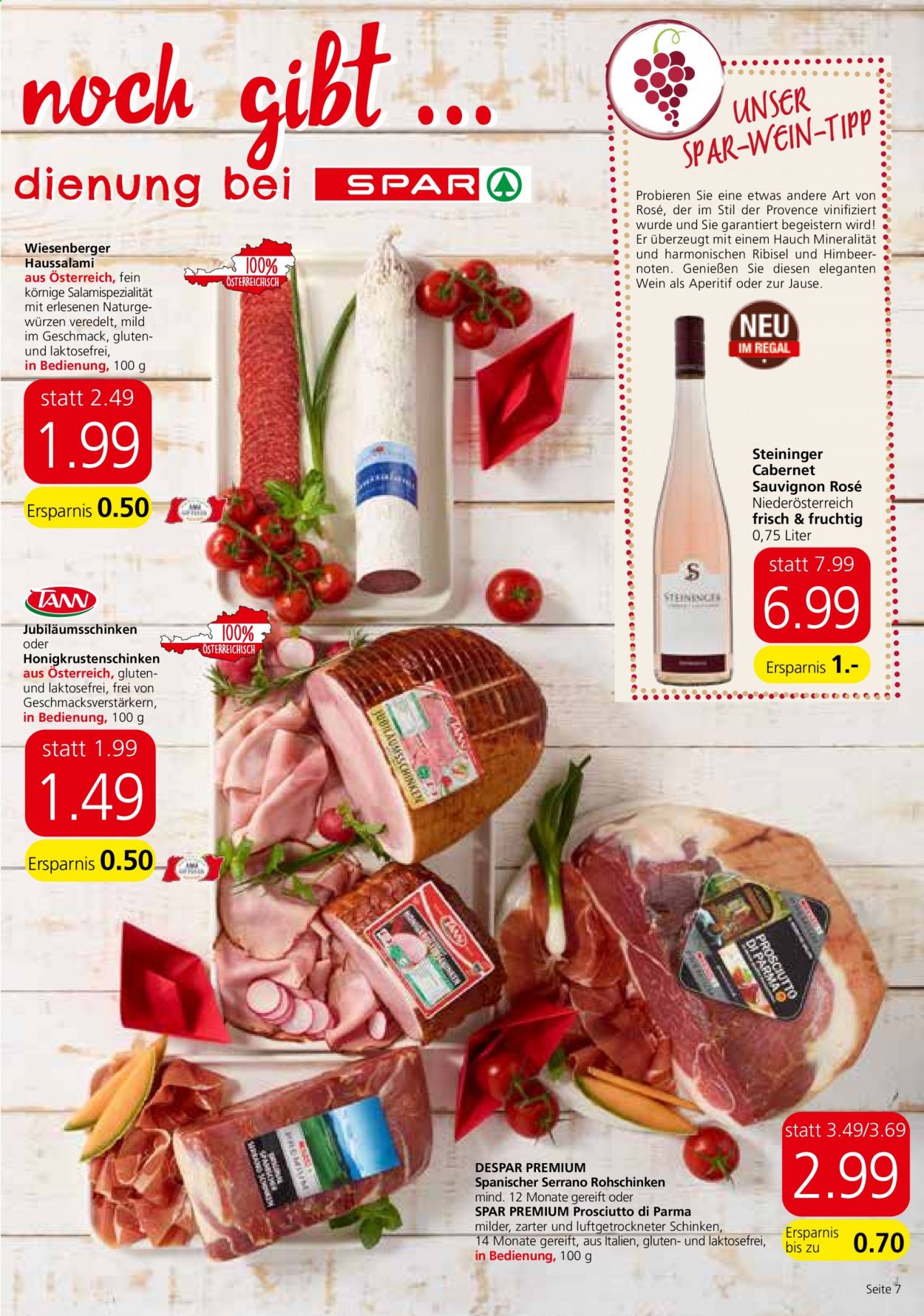 Angebote SPAR - 15.7.2021 - 28.7.2021. Seite 7
