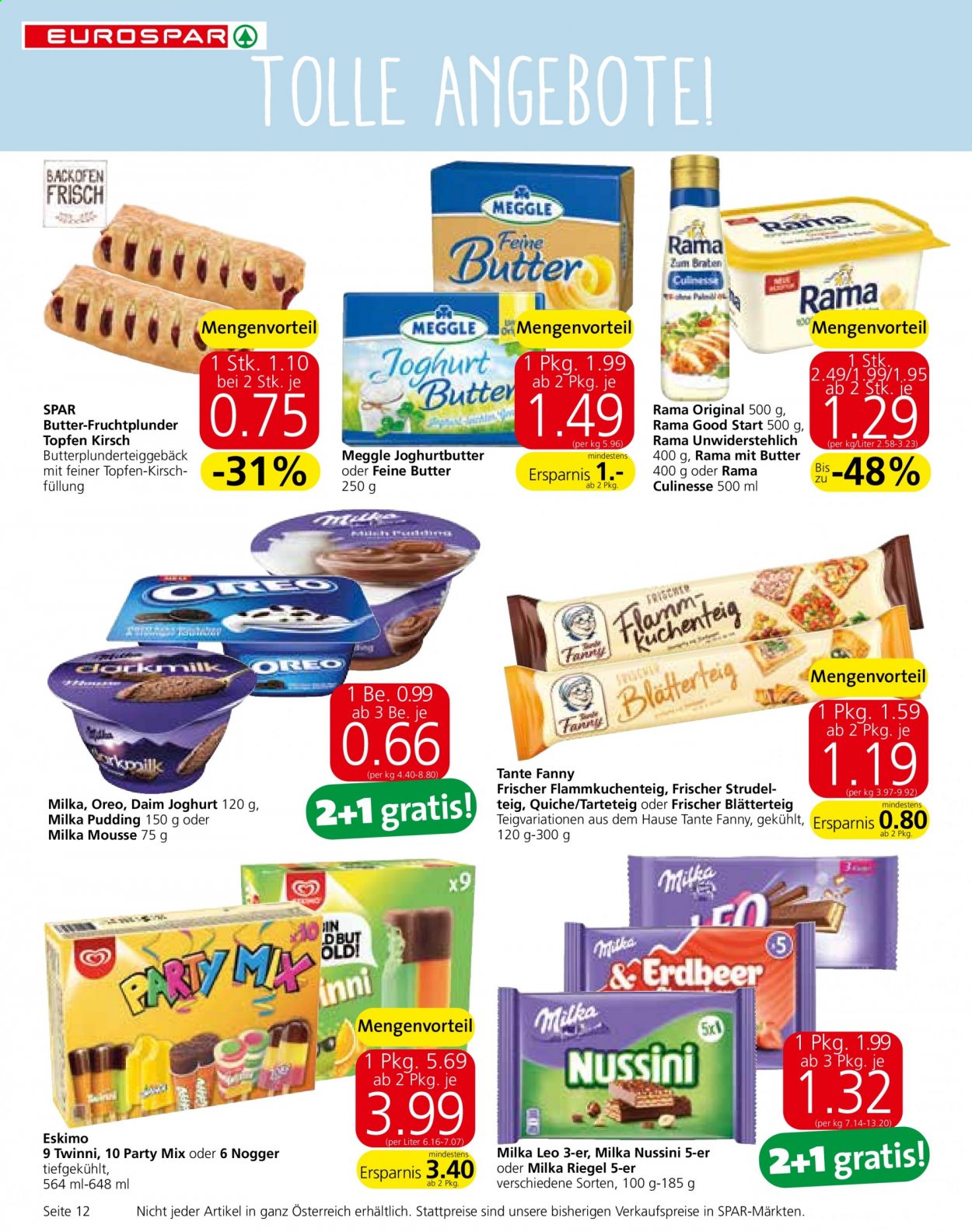 Angebote EUROSPAR - 15.7.2021 - 28.7.2021. Seite 12