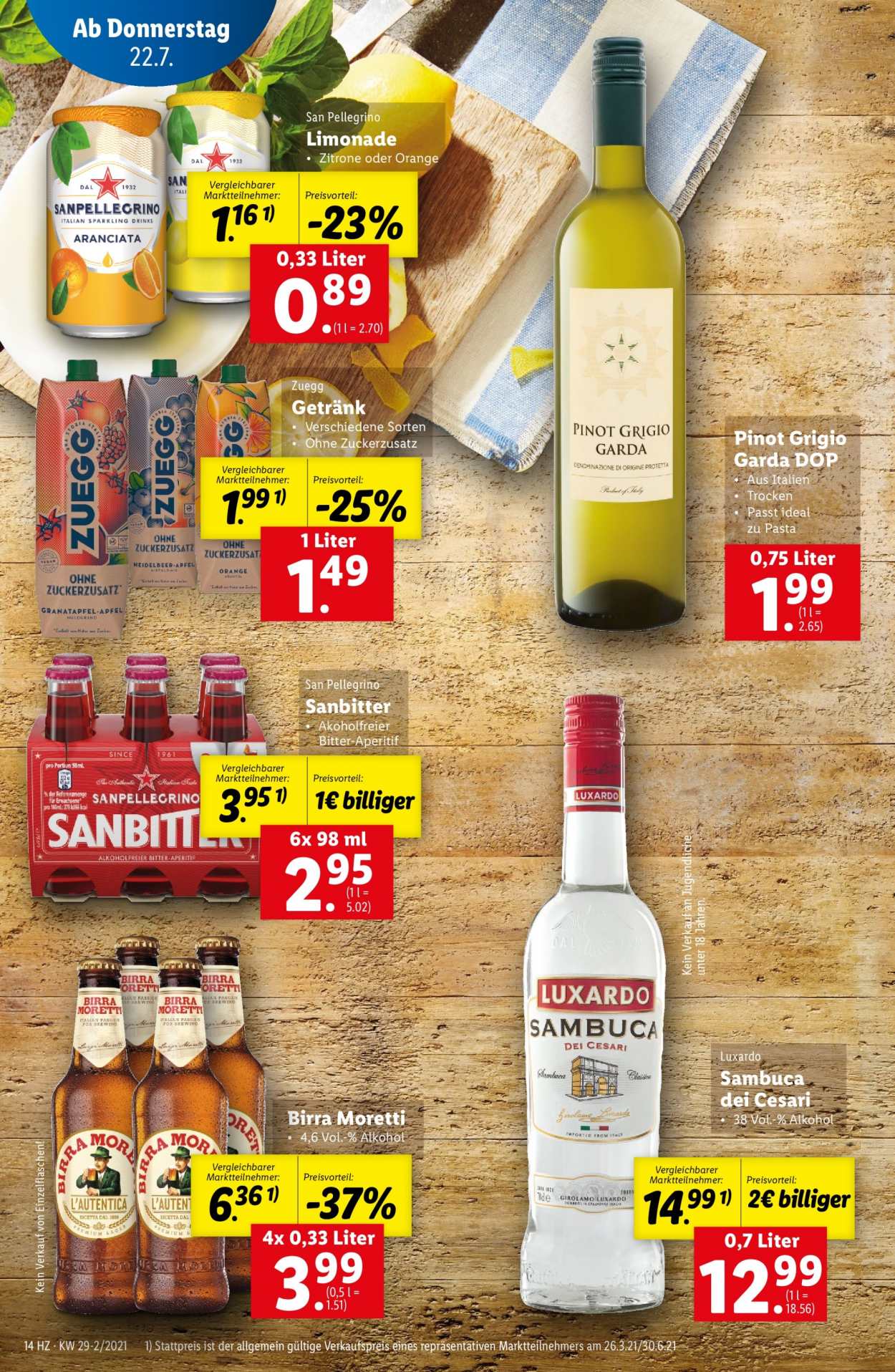 Angebote Lidl - 22.7.2021 - 28.7.2021. Seite 14