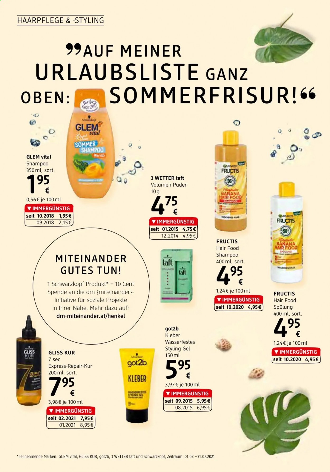 Angebote dm drogerie - 1.7.2021 - 11.8.2021. Seite 8