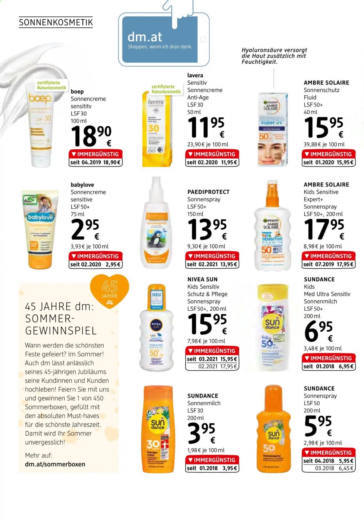 Angebote dm drogerie - 1.7.2021 - 11.8.2021. Seite 10
