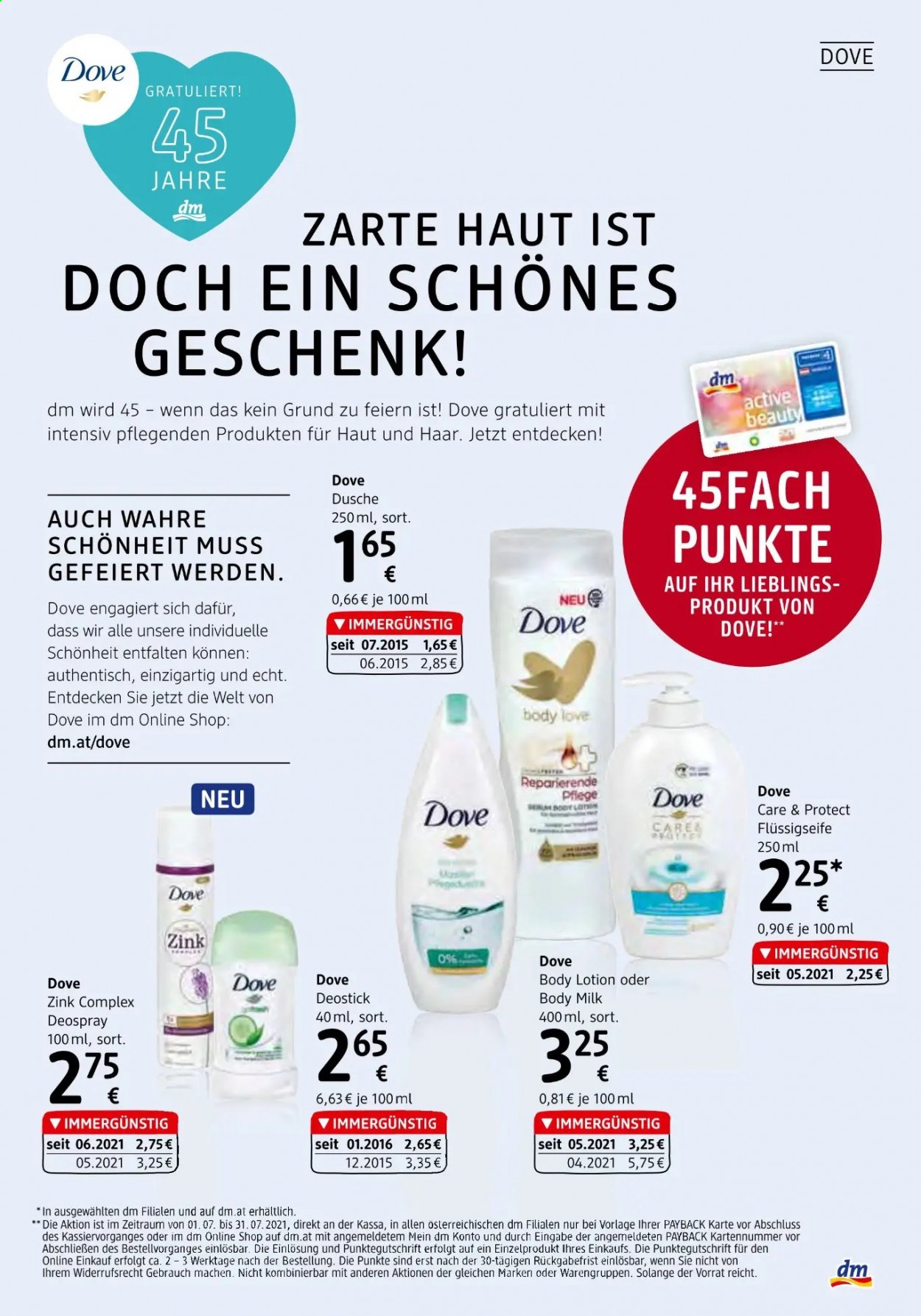 Angebote dm drogerie - 1.7.2021 - 11.8.2021. Seite 21