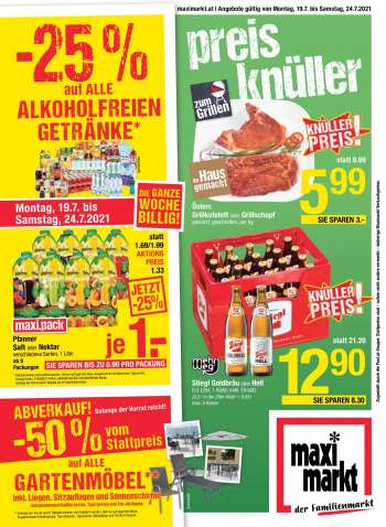 Angebote Maximarkt - 19.7.2021 - 24.7.2021.