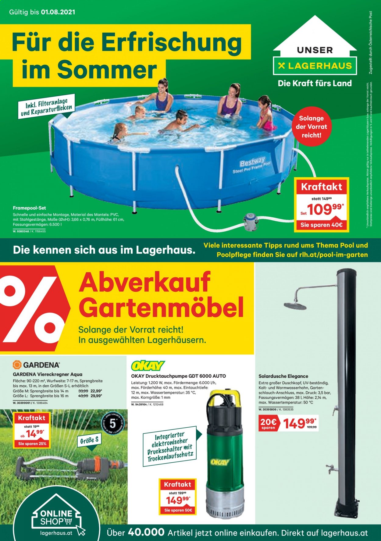 Angebote Lagerhaus - 19.7.2021 - 1.8.2021. Seite 1