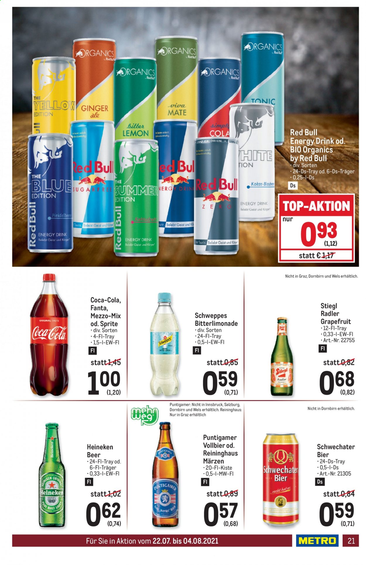 Angebote Metro - 22.7.2021 - 4.8.2021. Seite 21