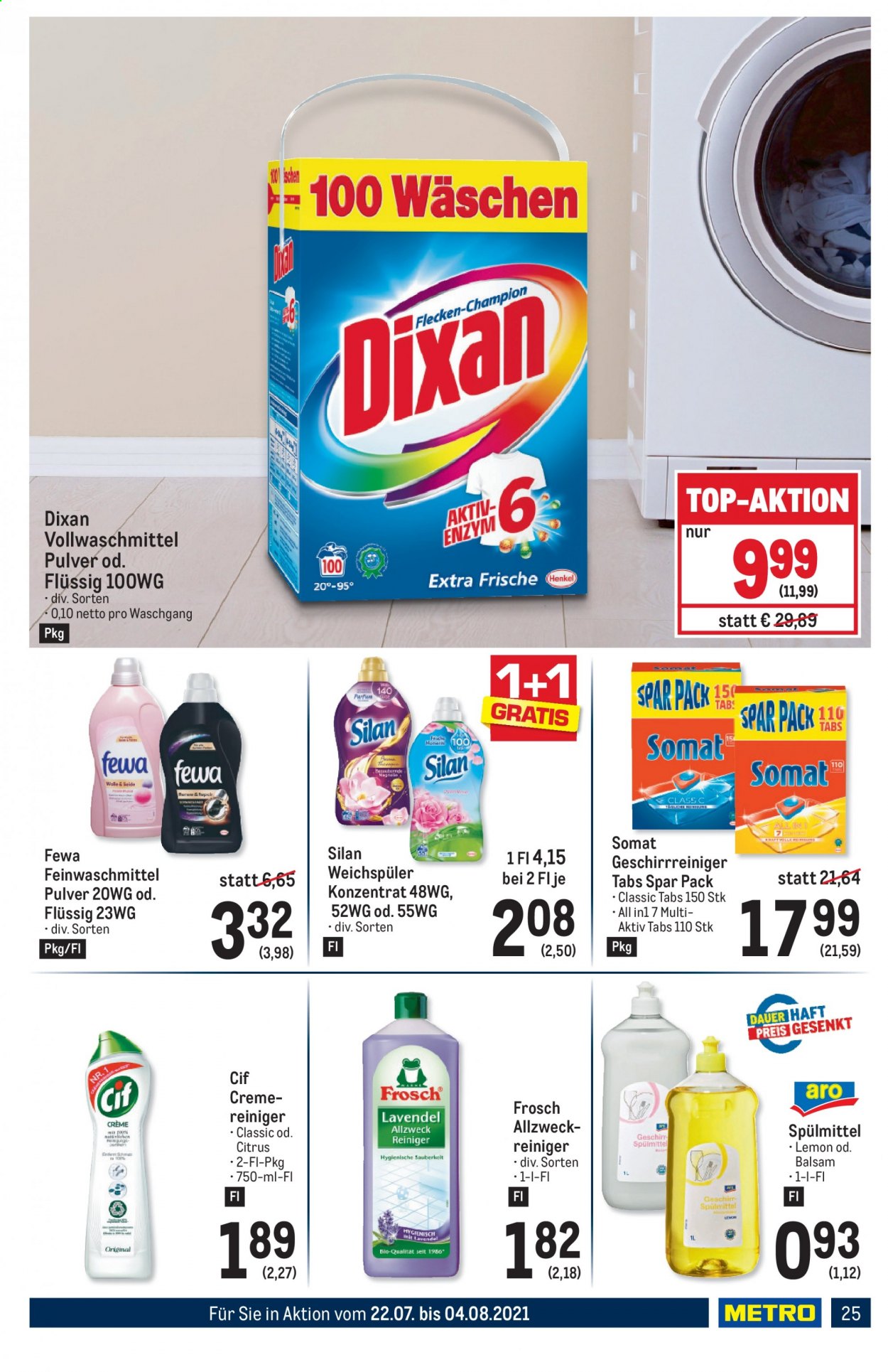 Angebote Metro - 22.7.2021 - 4.8.2021. Seite 25