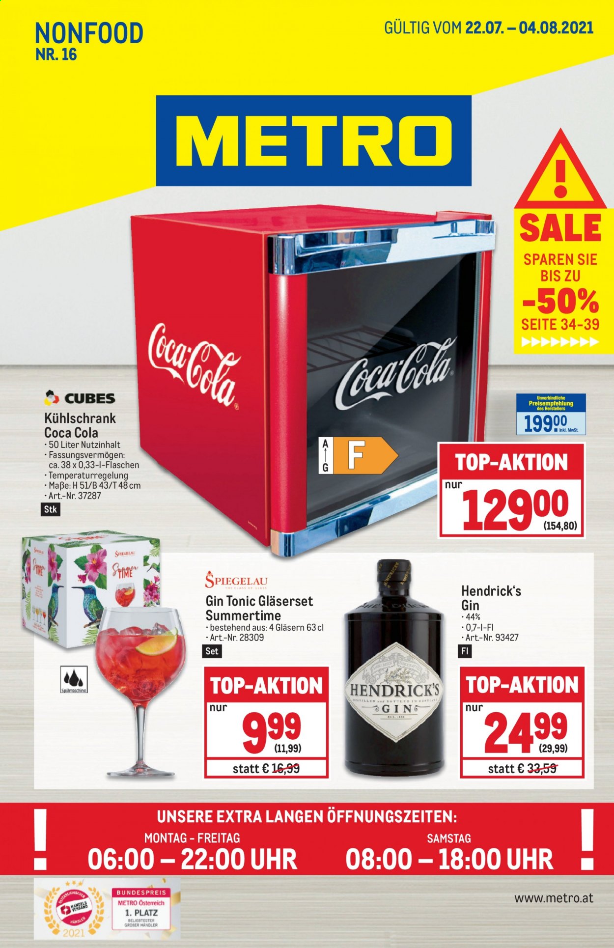 Angebote Metro - 22.7.2021 - 4.8.2021. Seite 1