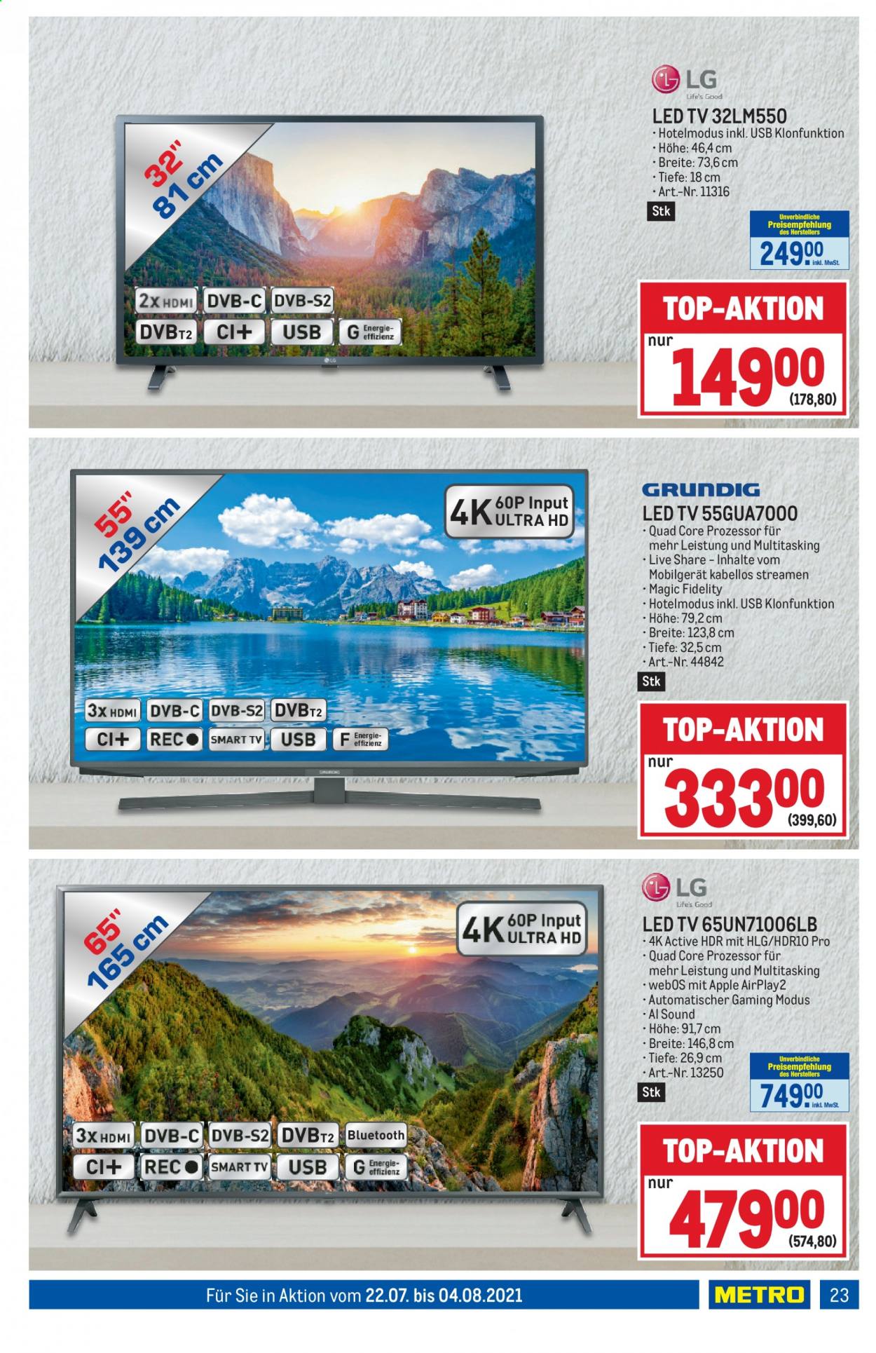 Angebote Metro - 22.7.2021 - 4.8.2021. Seite 23