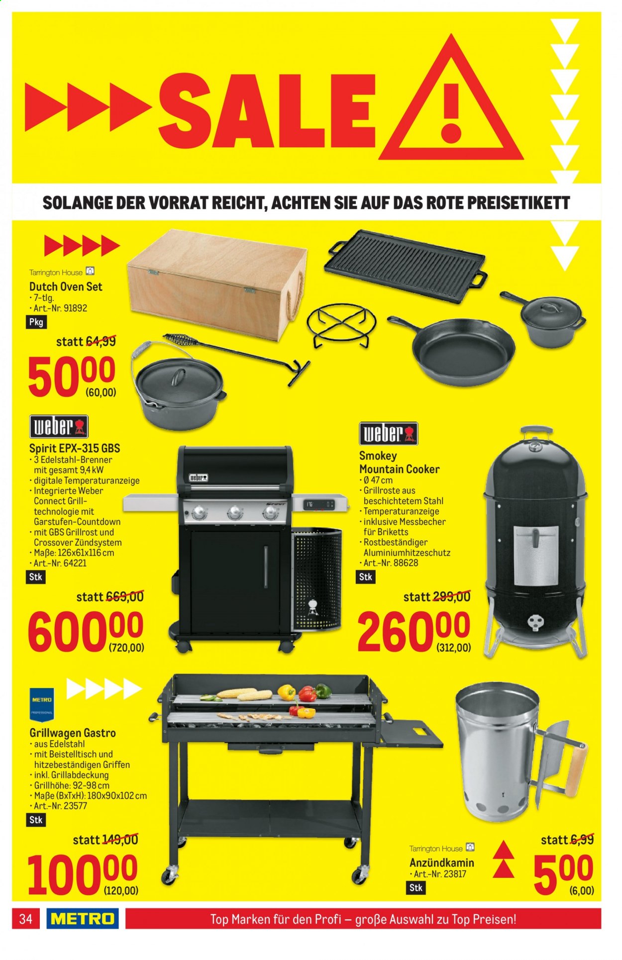 Angebote Metro - 22.7.2021 - 4.8.2021. Seite 34