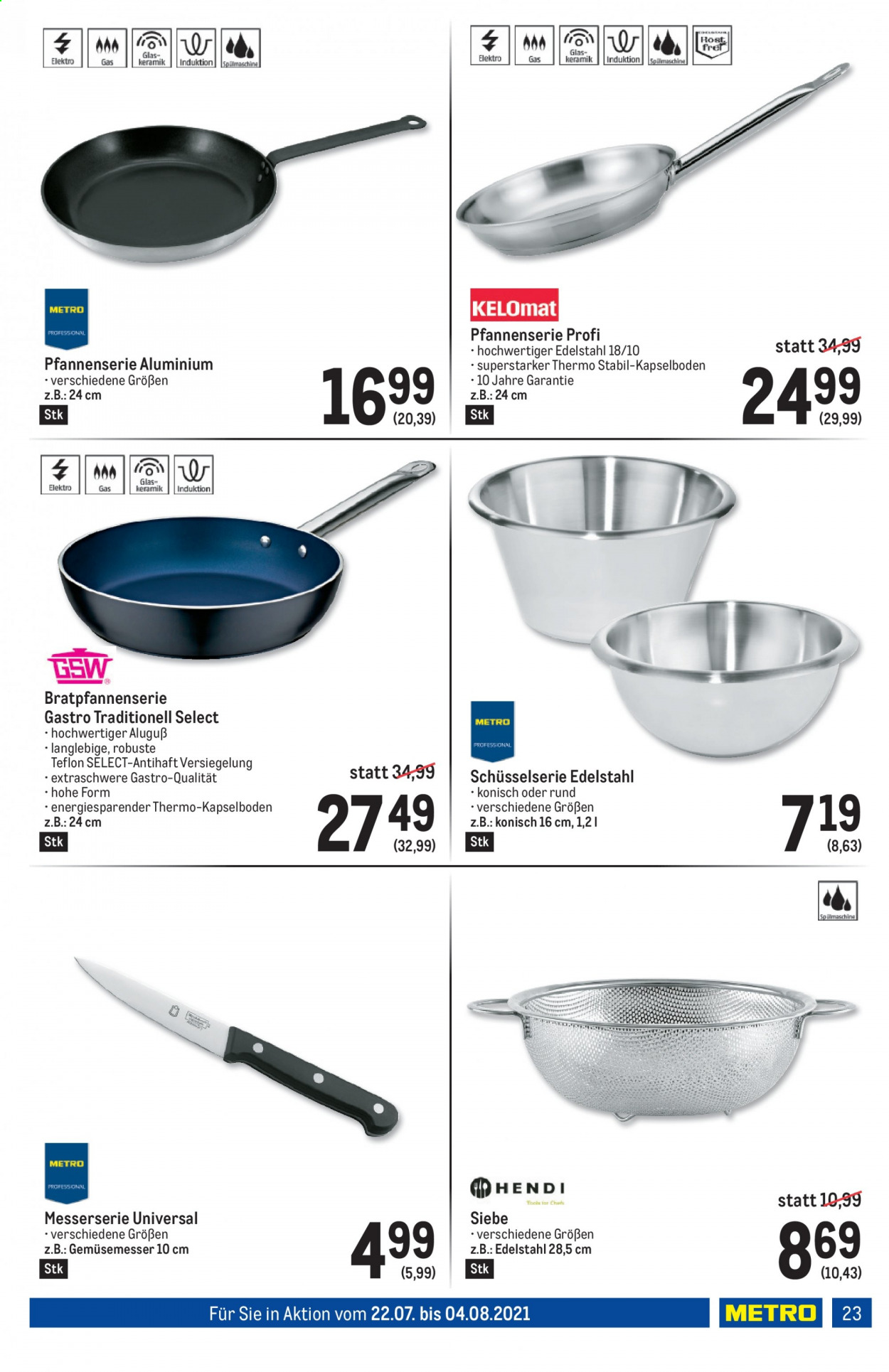 Angebote Metro - 22.7.2021 - 4.8.2021. Seite 23