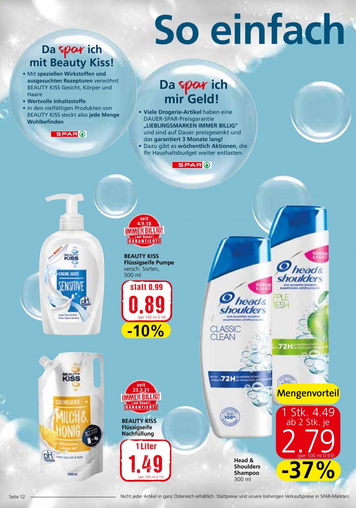 Angebote SPAR - 22.7.2021 - 28.7.2021. Seite 12