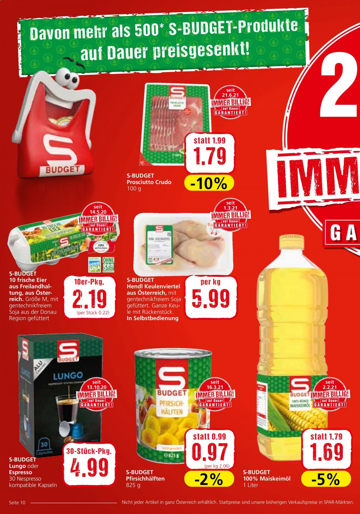 Angebote INTERSPAR - 22.7.2021 - 28.7.2021. Seite 10
