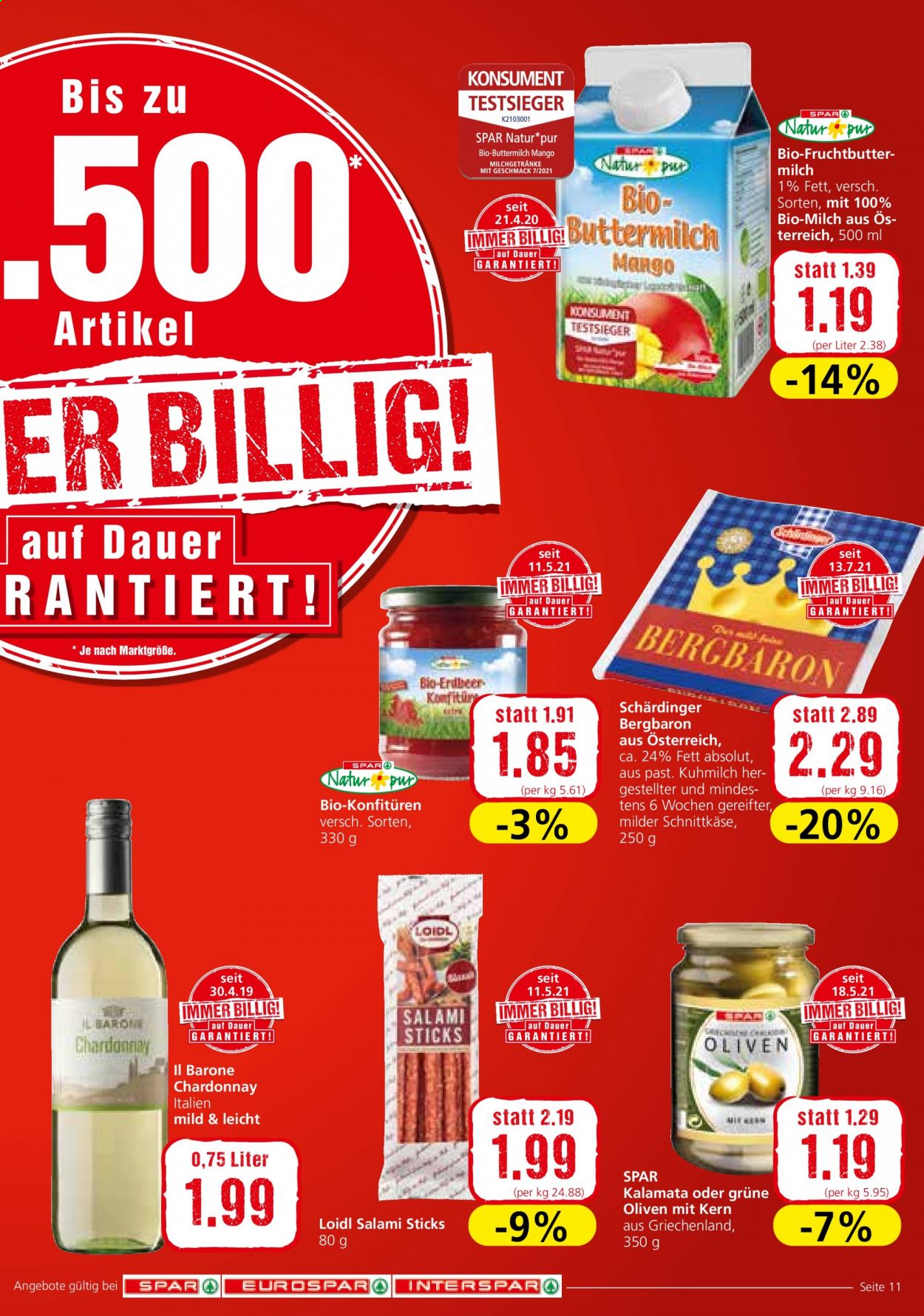 Angebote INTERSPAR - 22.7.2021 - 28.7.2021. Seite 11