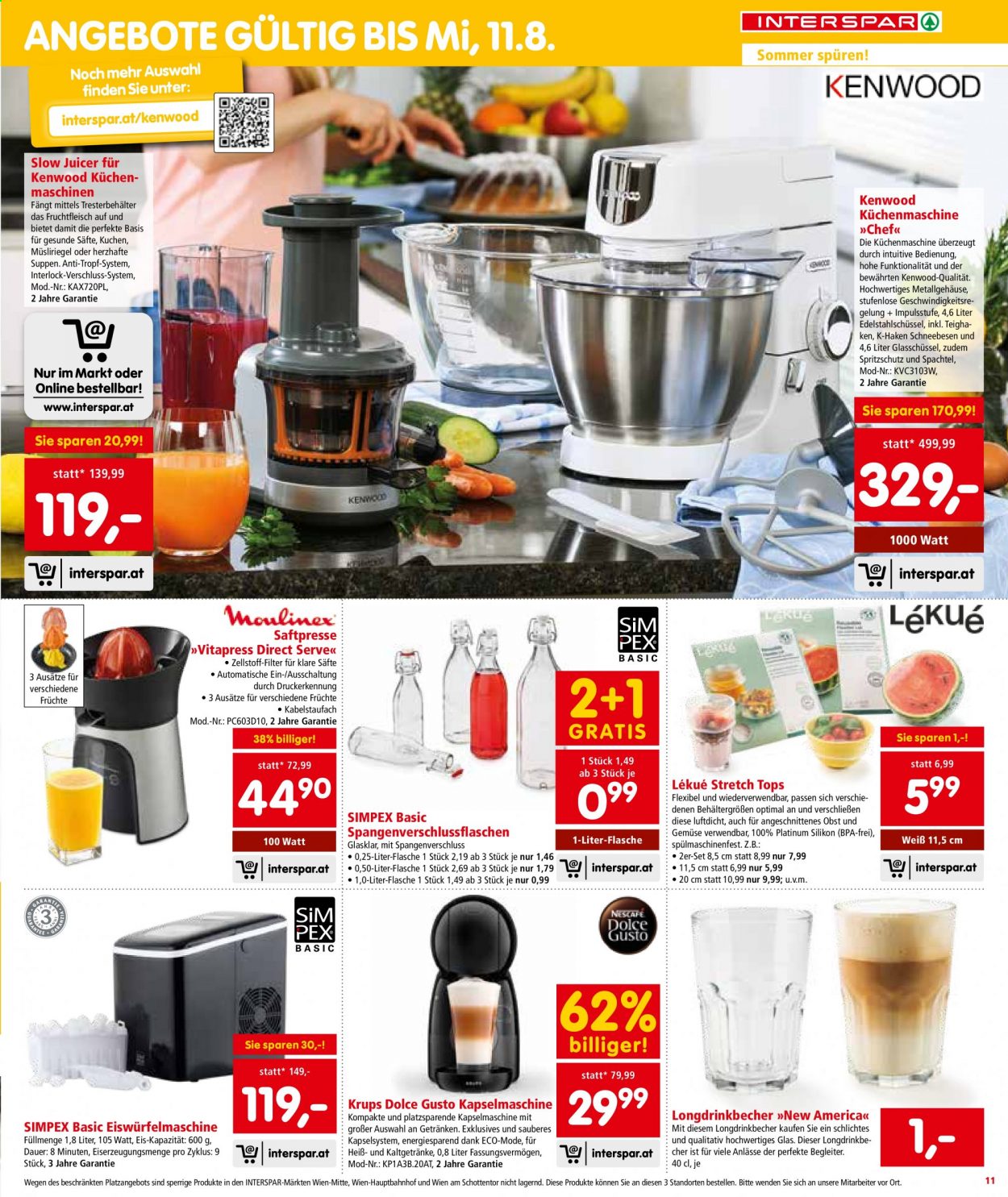 Angebote INTERSPAR - 21.7.2021 - 21.7.2021. Seite 11