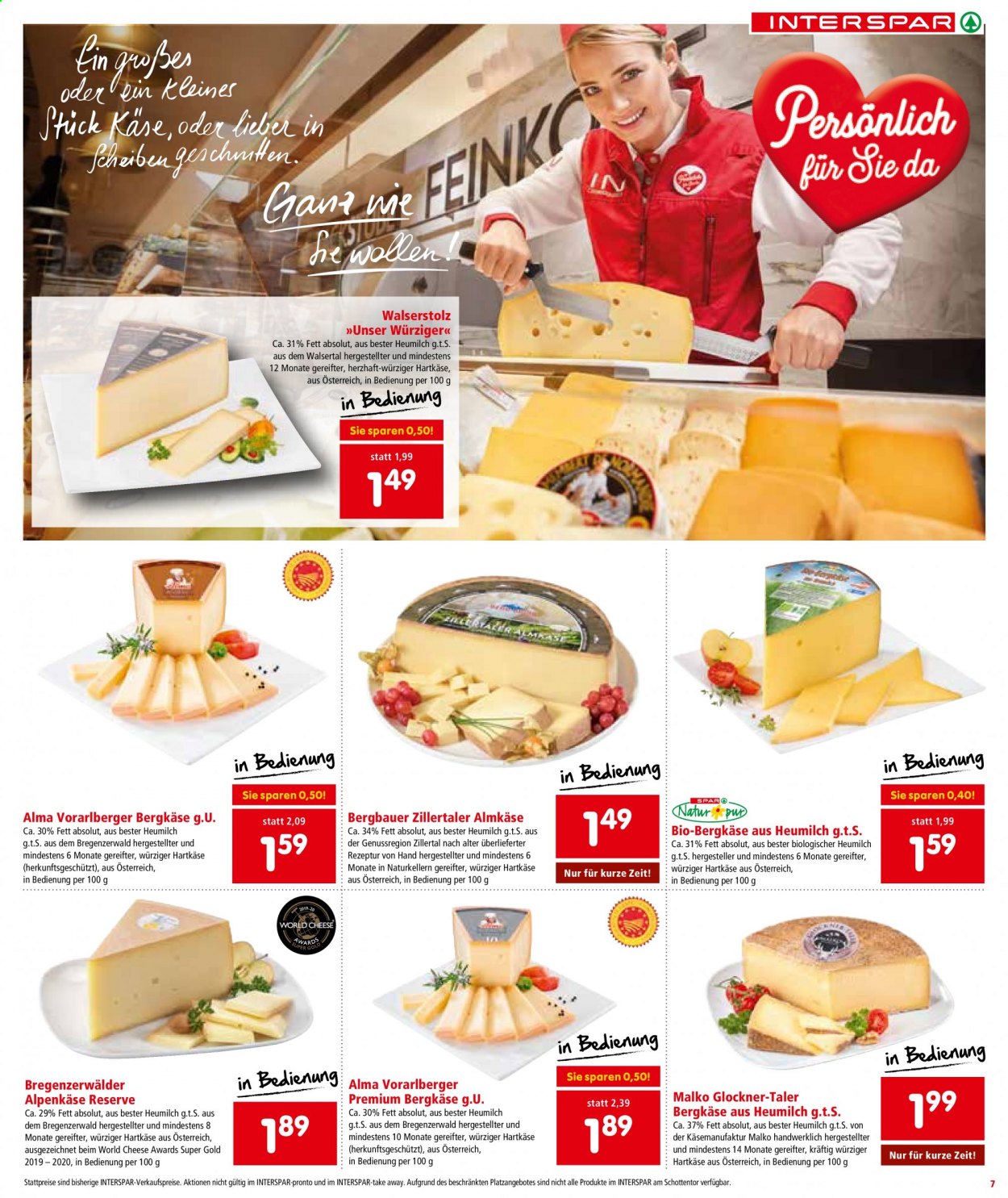 Angebote INTERSPAR - 22.7.2021 - 28.7.2021. Seite 7