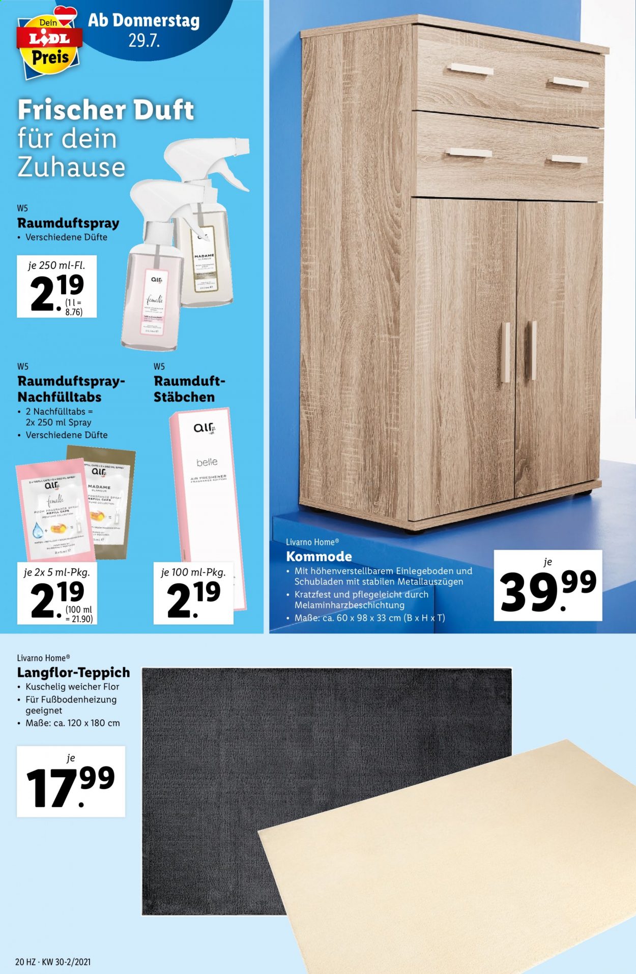 Angebote Lidl - 29.7.2021 - 4.8.2021. Seite 20