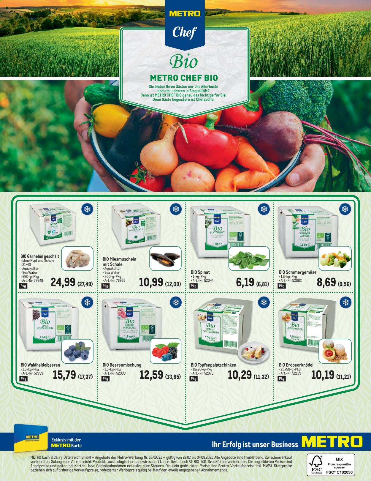 Angebote Metro - 29.7.2021 - 4.8.2021. Seite 4