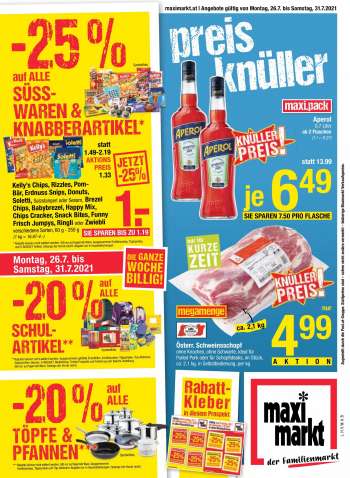 Angebote Maximarkt - 26.7.2021 - 31.7.2021.