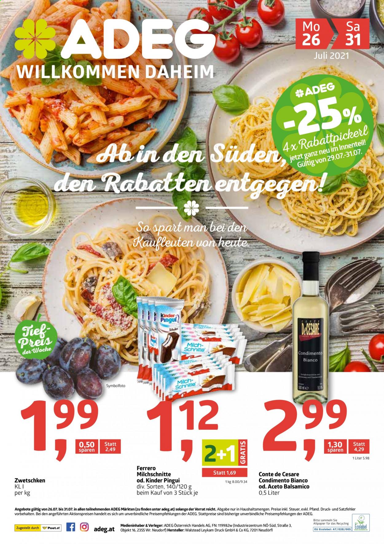 Angebote ADEG - 26.7.2021 - 31.7.2021. Seite 1