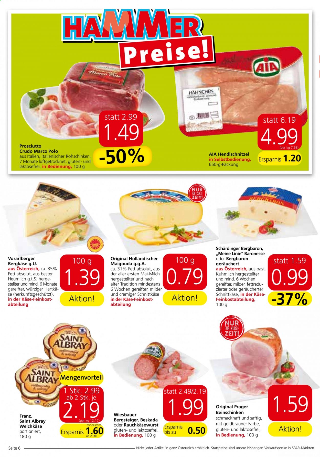 Angebote INTERSPAR - 29.7.2021 - 11.8.2021. Seite 6