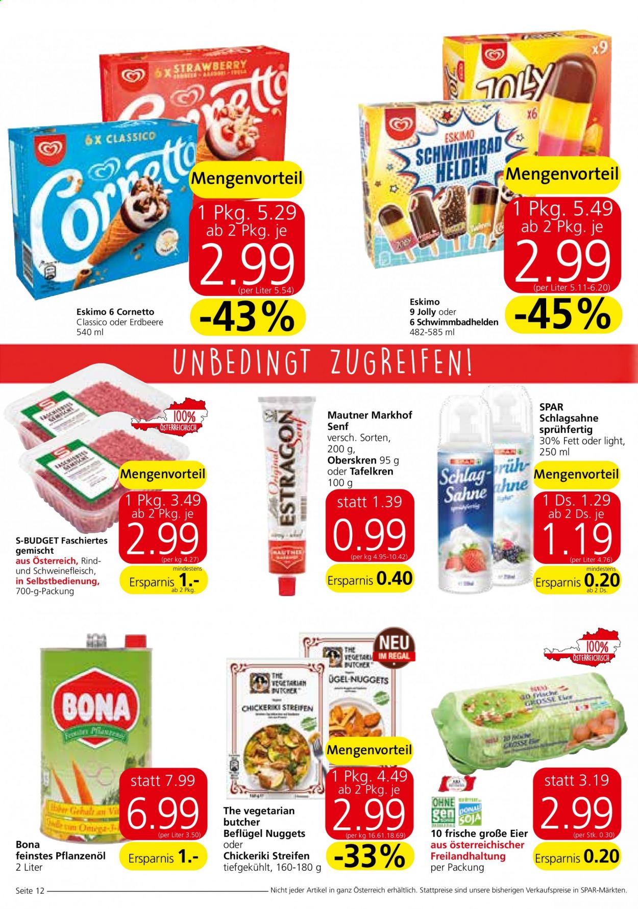 Angebote INTERSPAR - 29.7.2021 - 11.8.2021. Seite 12