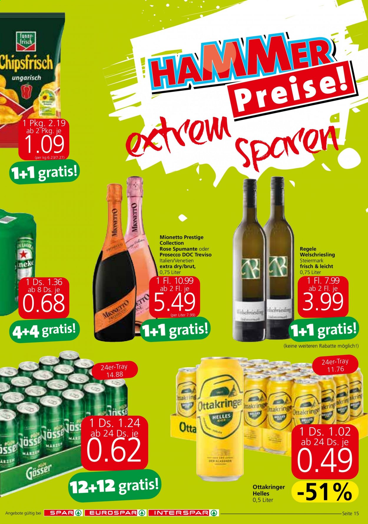 Angebote INTERSPAR - 29.7.2021 - 11.8.2021. Seite 15