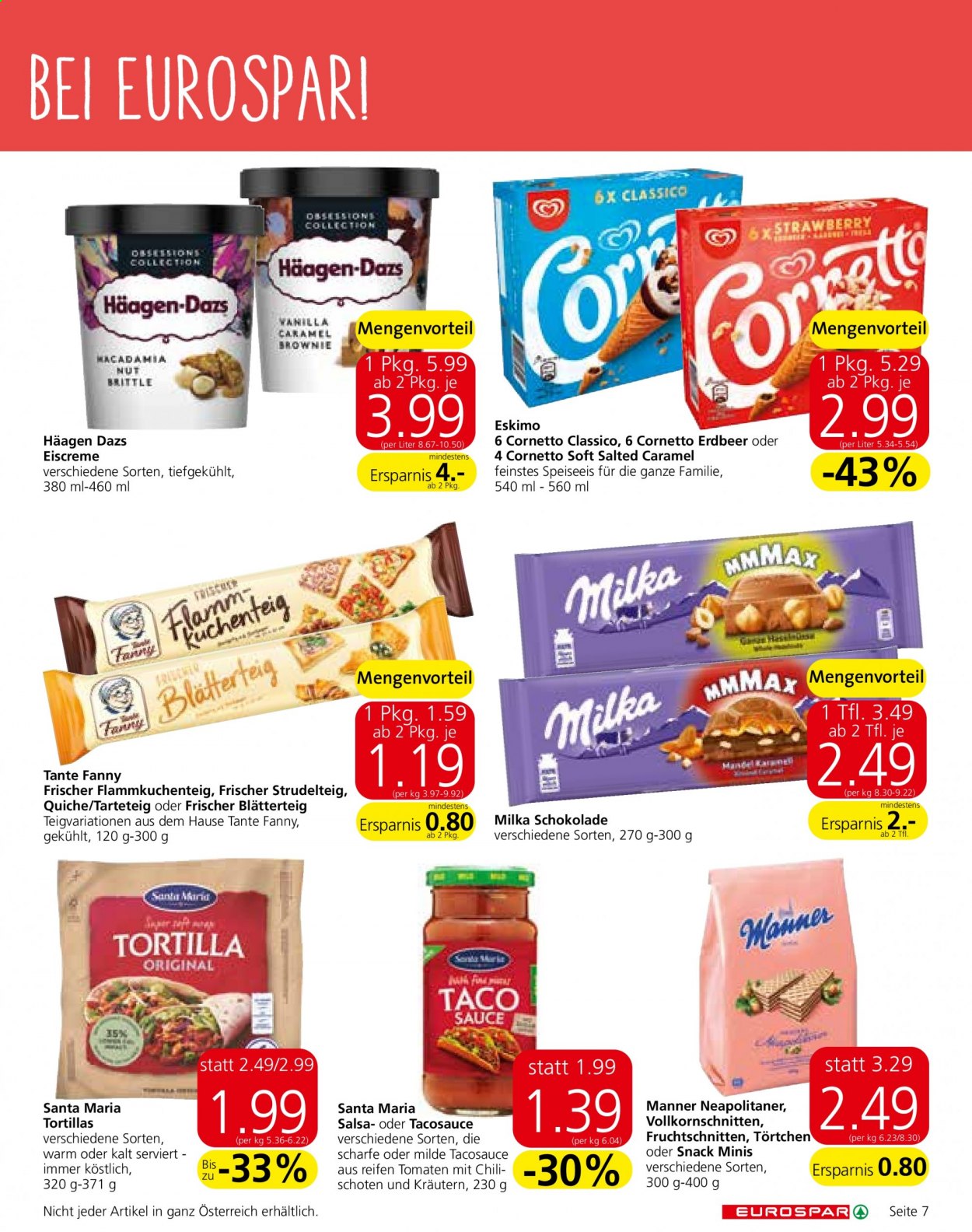 Angebote EUROSPAR - 29.7.2021 - 11.8.2021. Seite 7