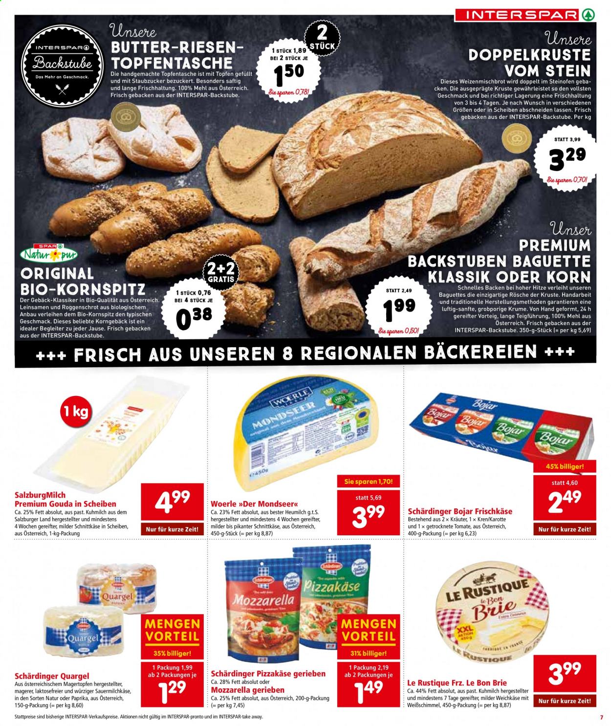Angebote INTERSPAR - 29.7.2021 - 11.8.2021. Seite 7