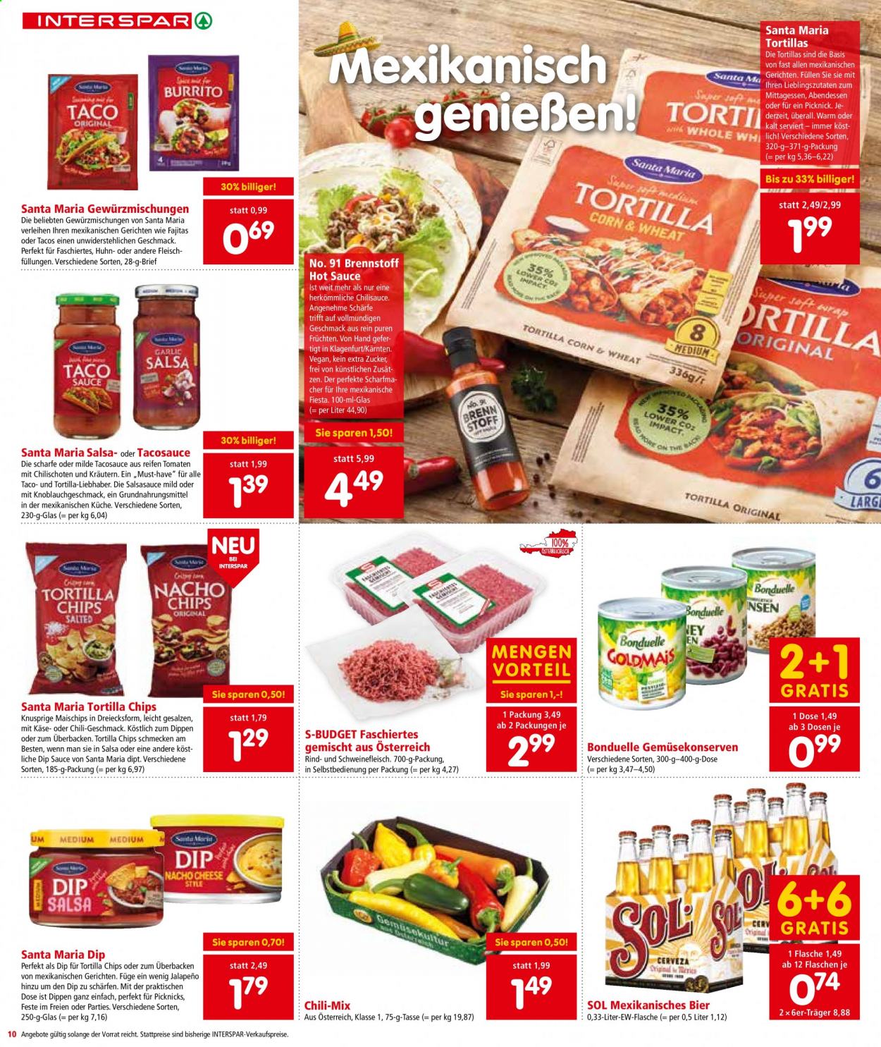 Angebote INTERSPAR - 29.7.2021 - 11.8.2021. Seite 10
