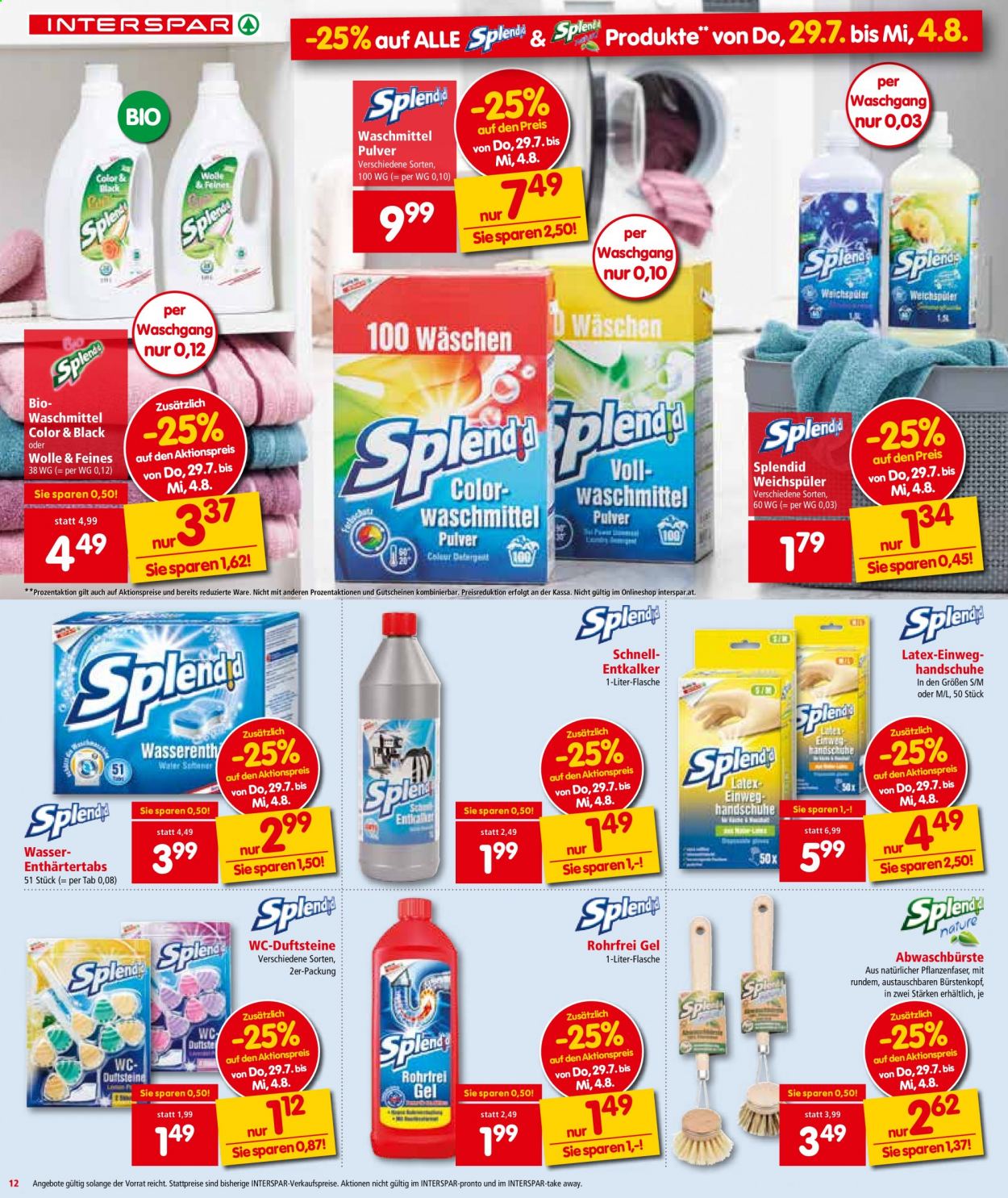 Angebote INTERSPAR - 29.7.2021 - 11.8.2021. Seite 12