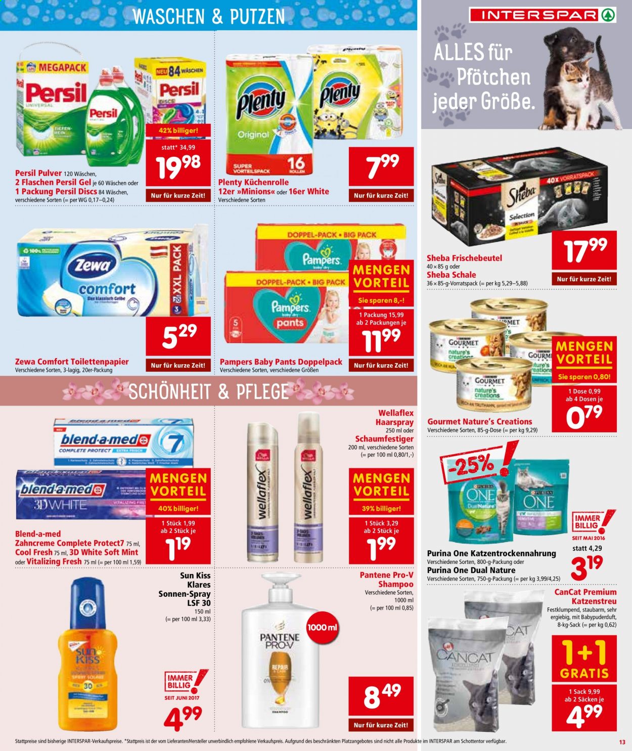 Angebote INTERSPAR - 29.7.2021 - 11.8.2021. Seite 13