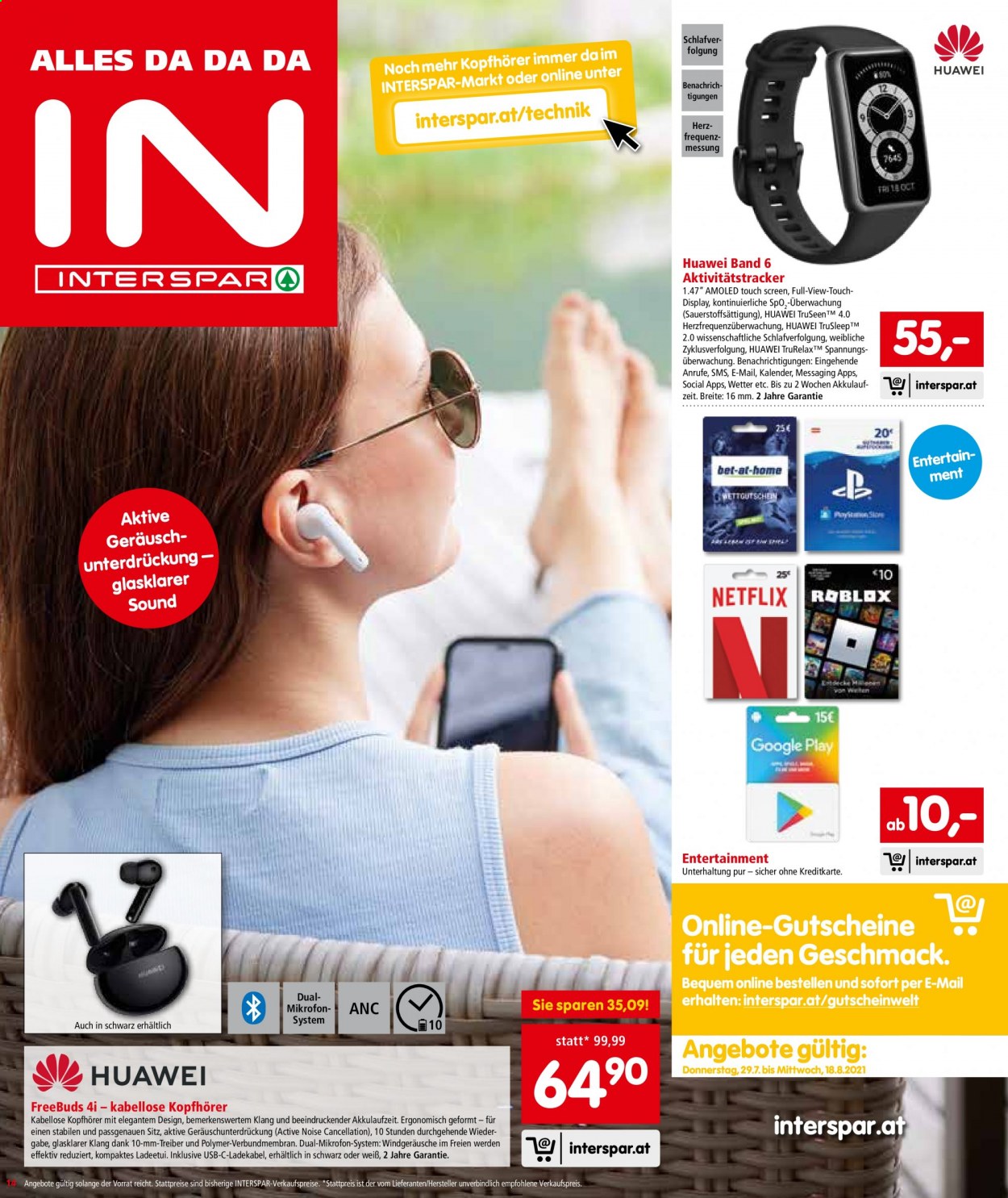Angebote INTERSPAR - 29.7.2021 - 11.8.2021. Seite 14
