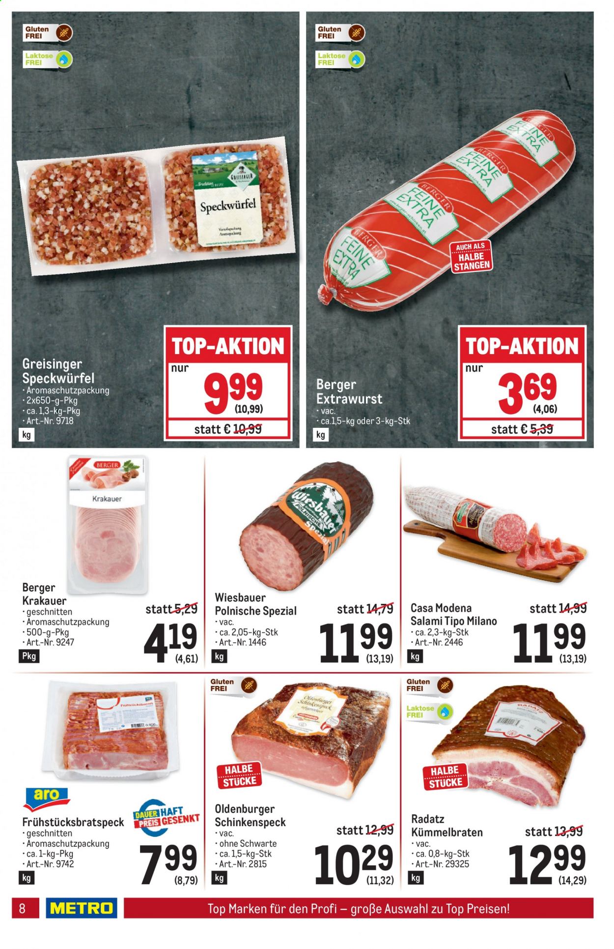 Angebote Metro - 5.8.2021 - 18.8.2021. Seite 8