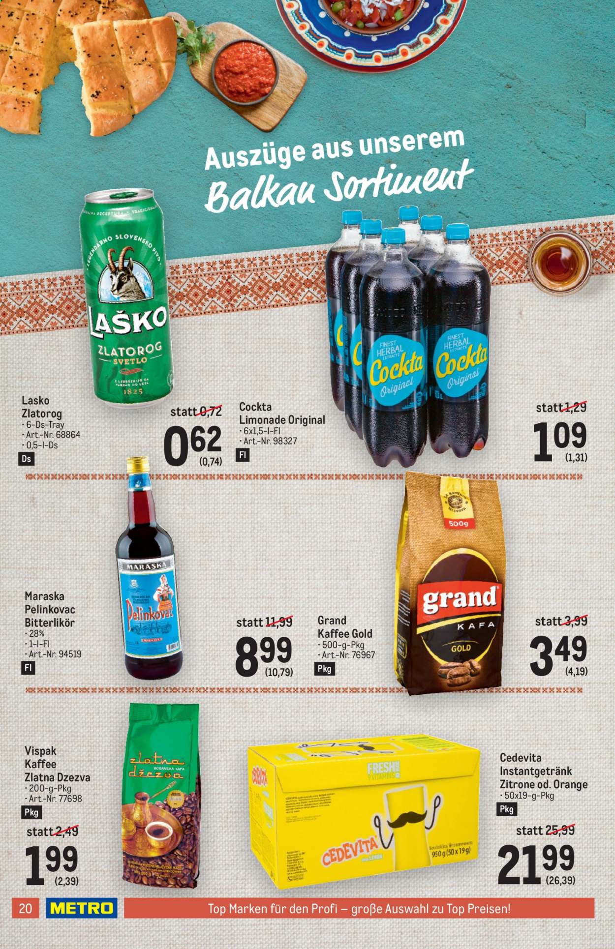 Angebote Metro - 5.8.2021 - 18.8.2021. Seite 20