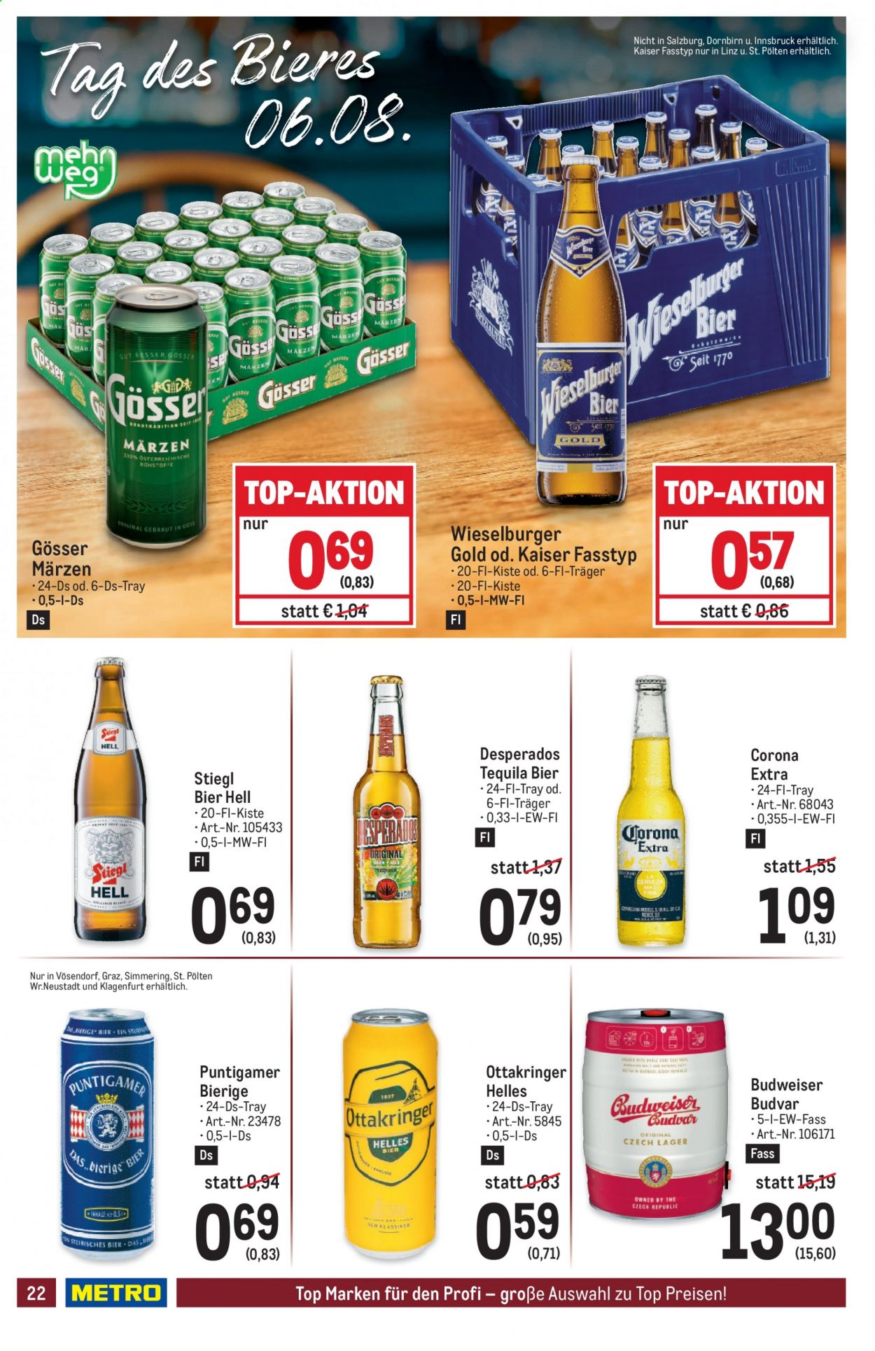 Angebote Metro - 5.8.2021 - 18.8.2021. Seite 22