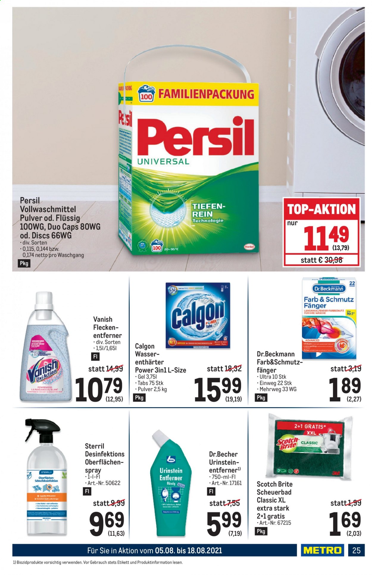 Angebote Metro - 5.8.2021 - 18.8.2021. Seite 25