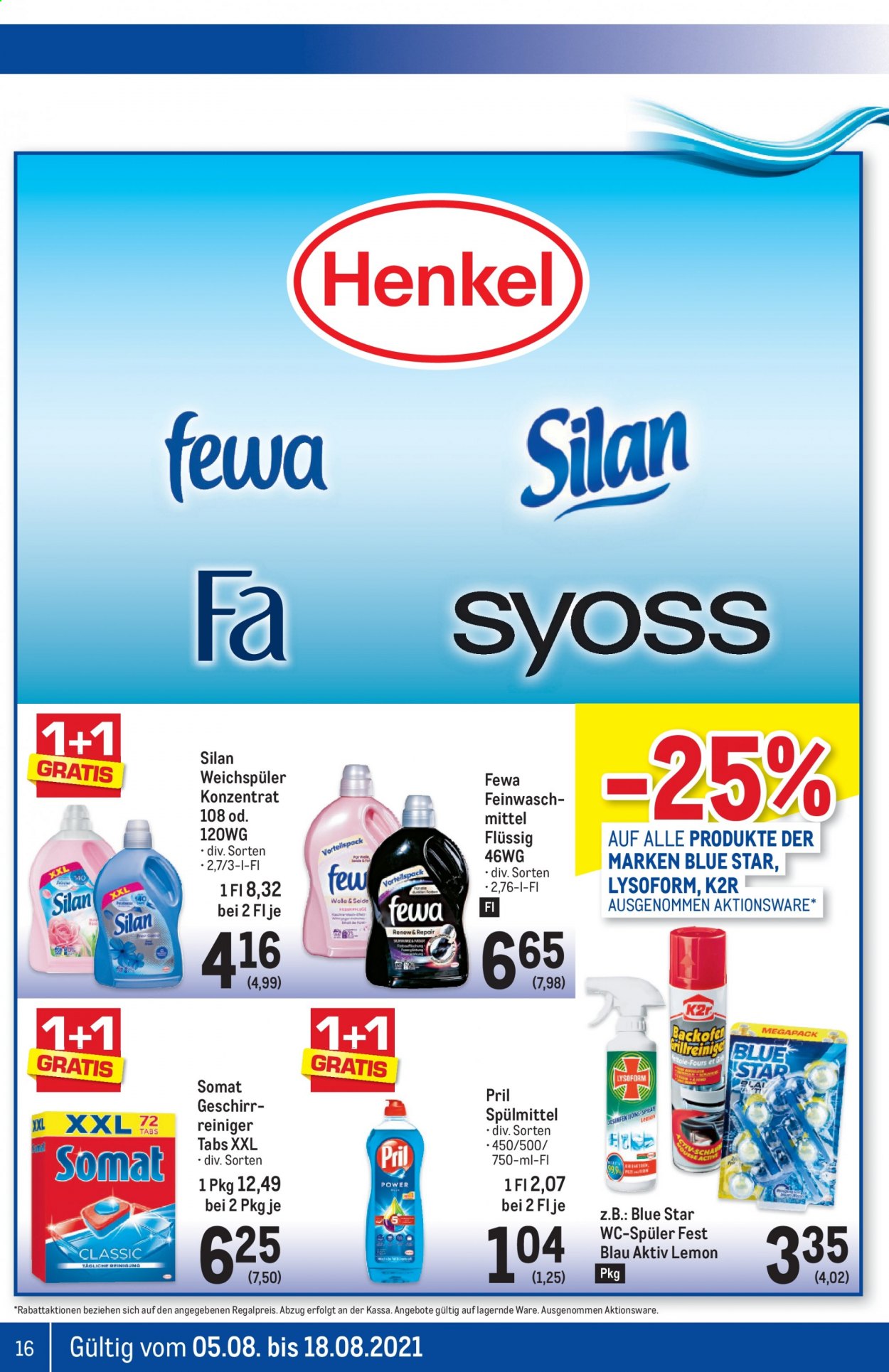 Angebote Metro - 5.8.2021 - 18.8.2021. Seite 16