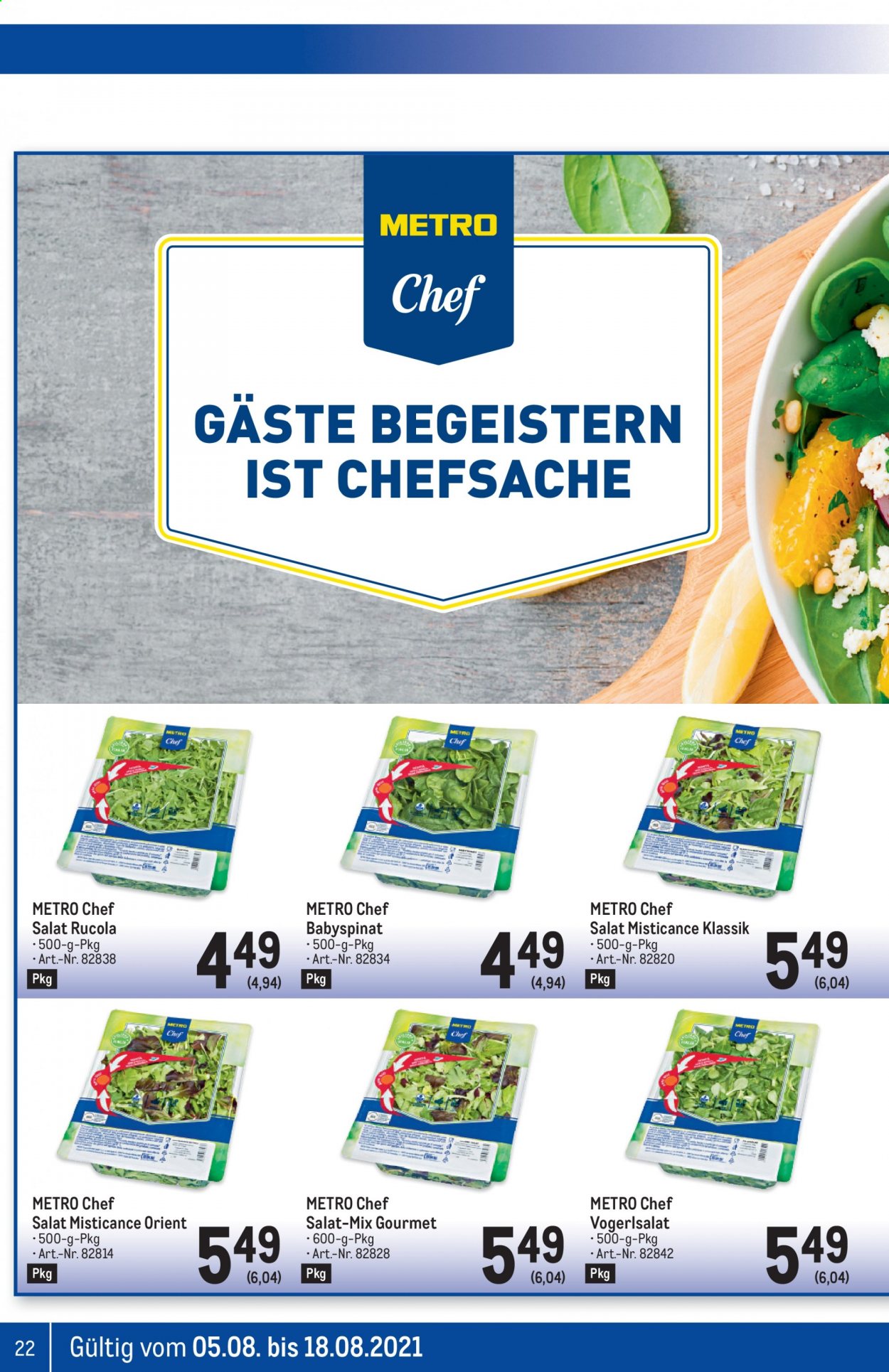 Angebote Metro - 5.8.2021 - 18.8.2021. Seite 22
