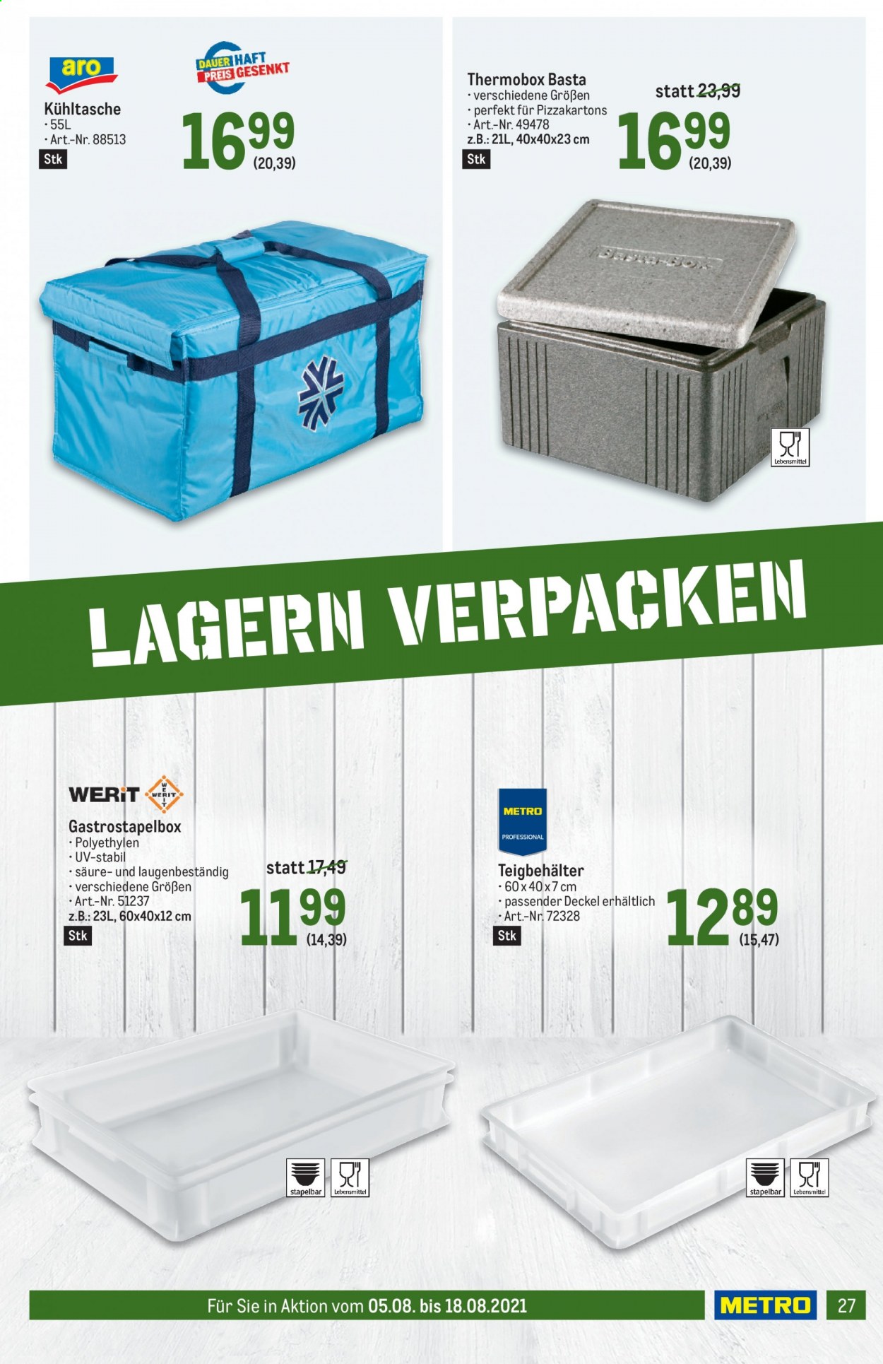 Angebote Metro - 5.8.2021 - 18.8.2021. Seite 27