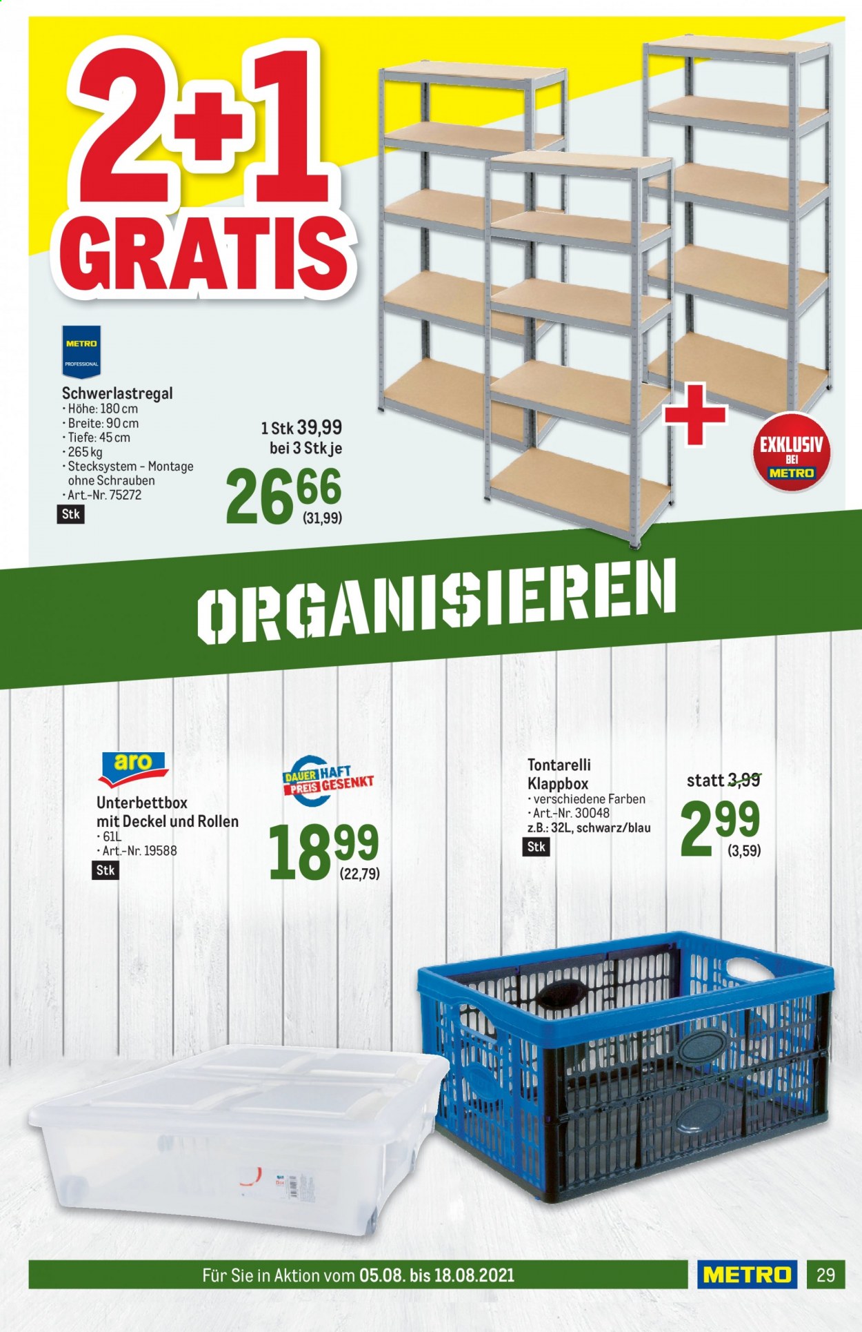 Angebote Metro - 5.8.2021 - 18.8.2021. Seite 29